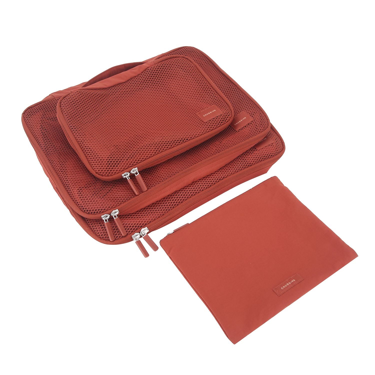 Crossing Waterproof Ripstop Nylon Packing Cube Set (4-Piece Set)