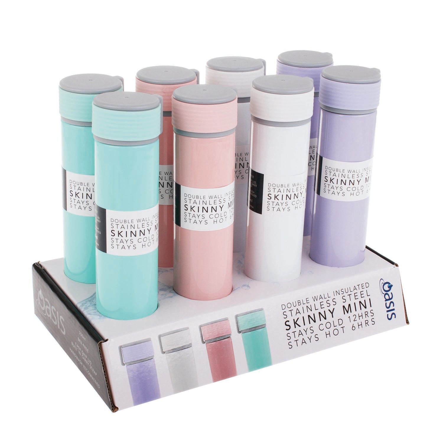 Oasis S/S Flip-Top With Lock Vacuum Flask 480ML