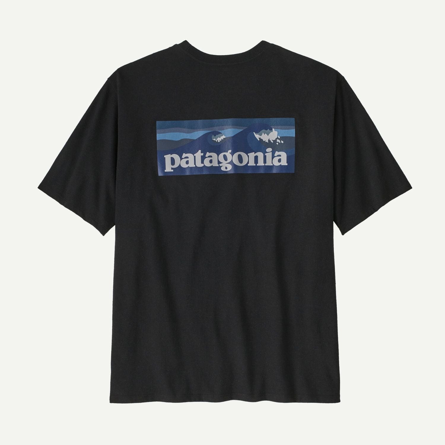 Patagonia Men's Boardshort Logo Pocket Responsibili-Tee® (Ink Black)