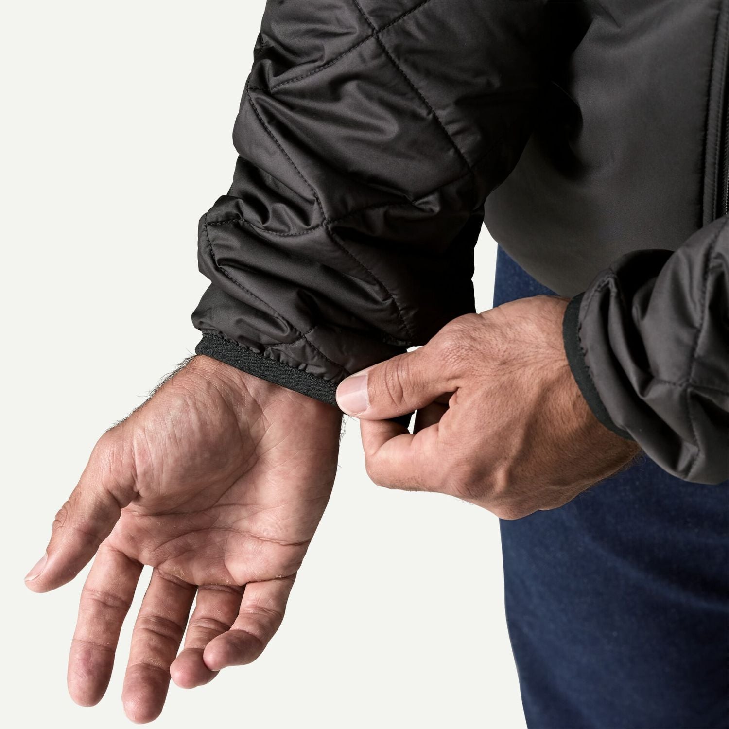 Patagonia Men's Diamond Quilted Bomber Hoody (Black W/Black)