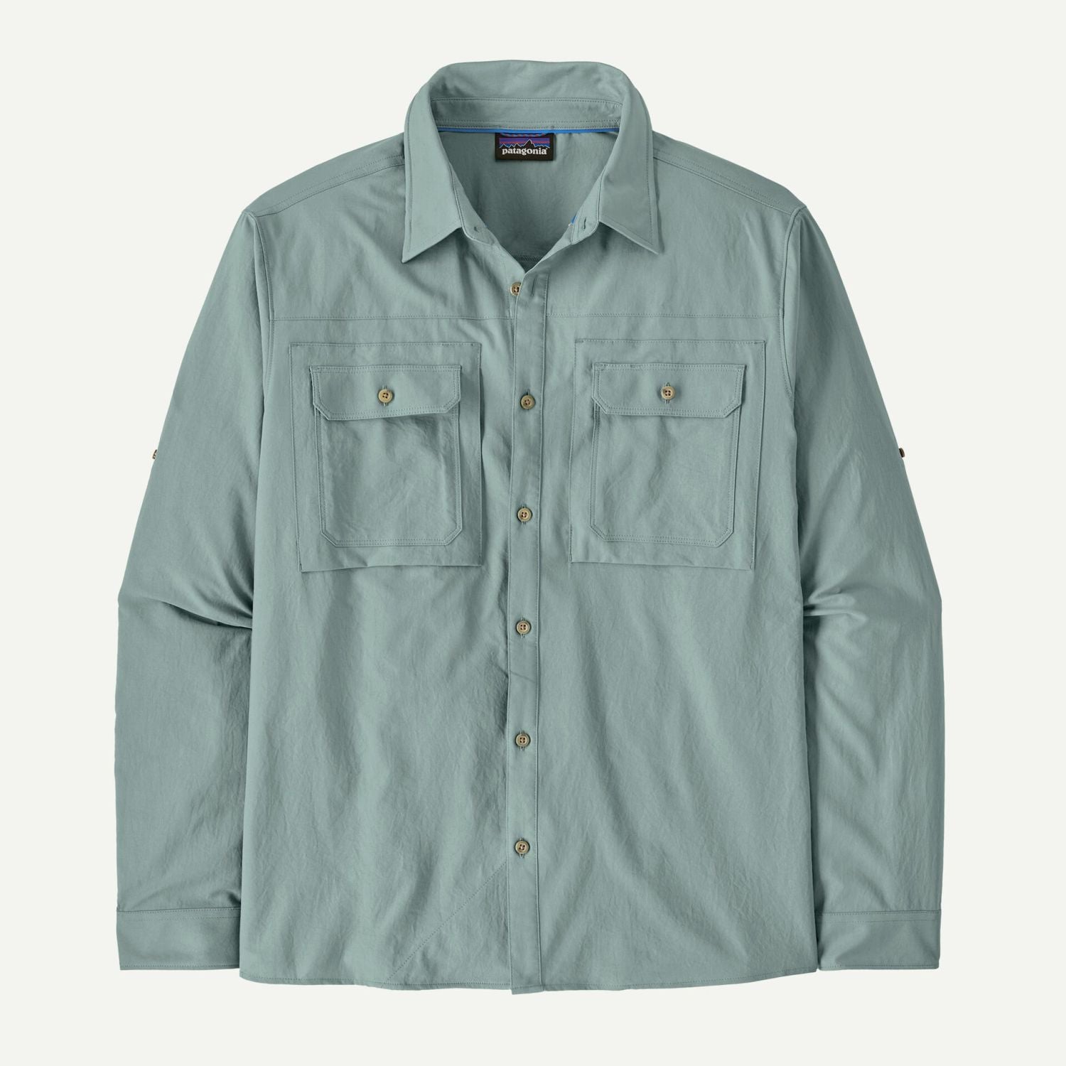 Patagonia Men's Long-Sleeved Self-Guided Sun Shirt (Blue Sage)