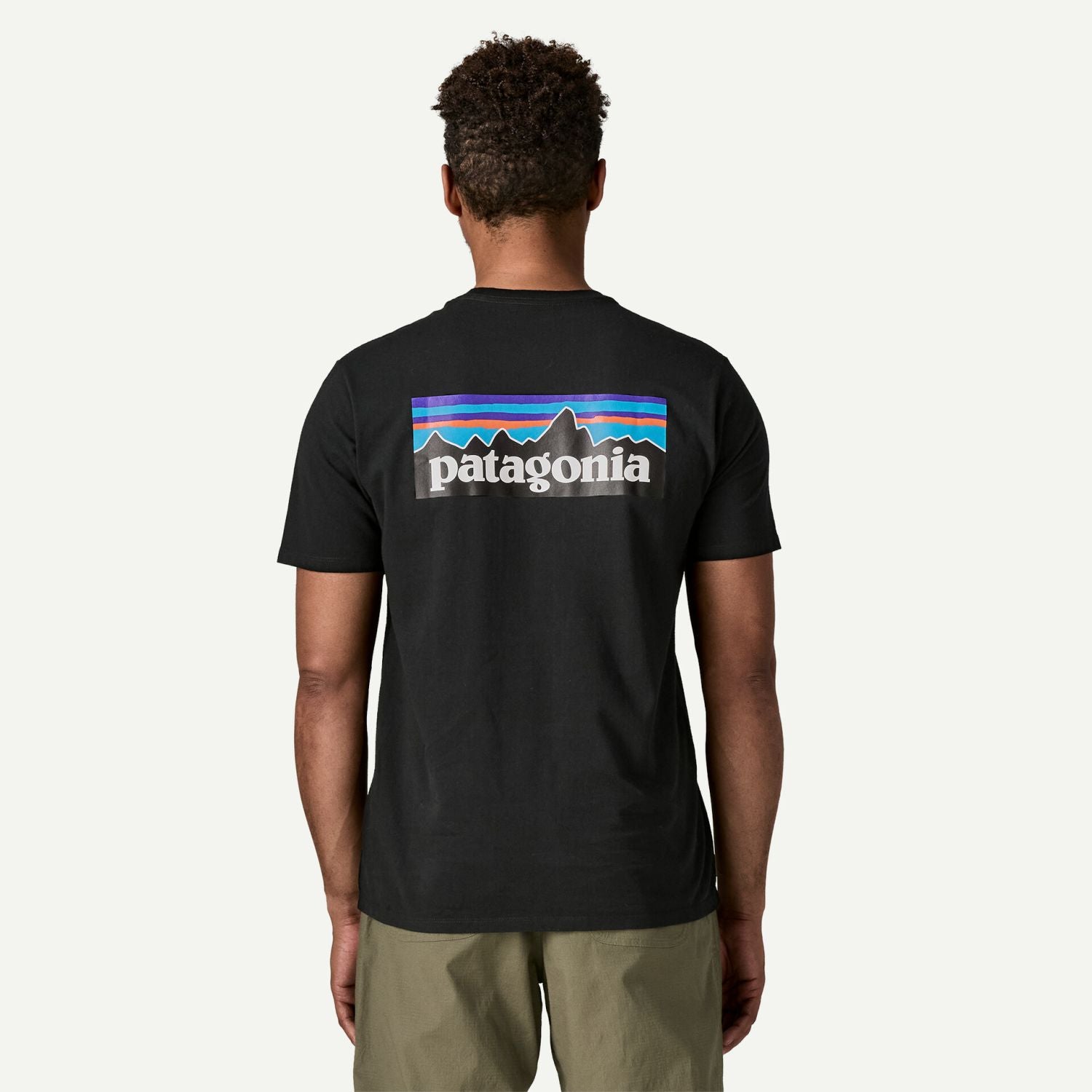 Patagonia Men's P-6 Logo Responsibili-Tee® (Black)