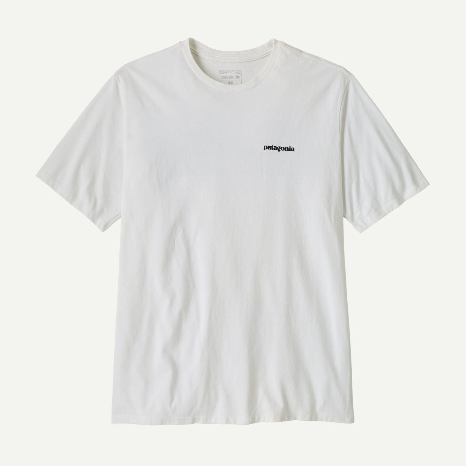 Patagonia Men's P-6 Logo Responsibili-Tee® (Fiber White)