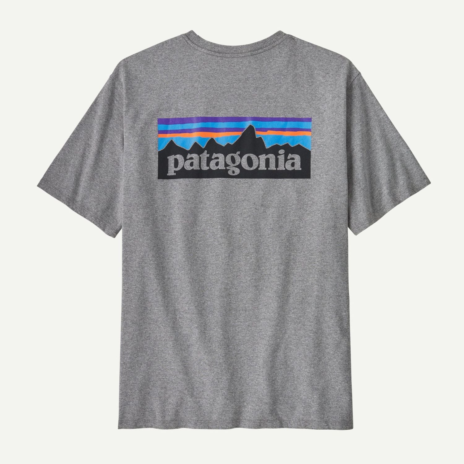 Patagonia Men's P-6 Logo Responsibili-Tee® (Gravel Heather)