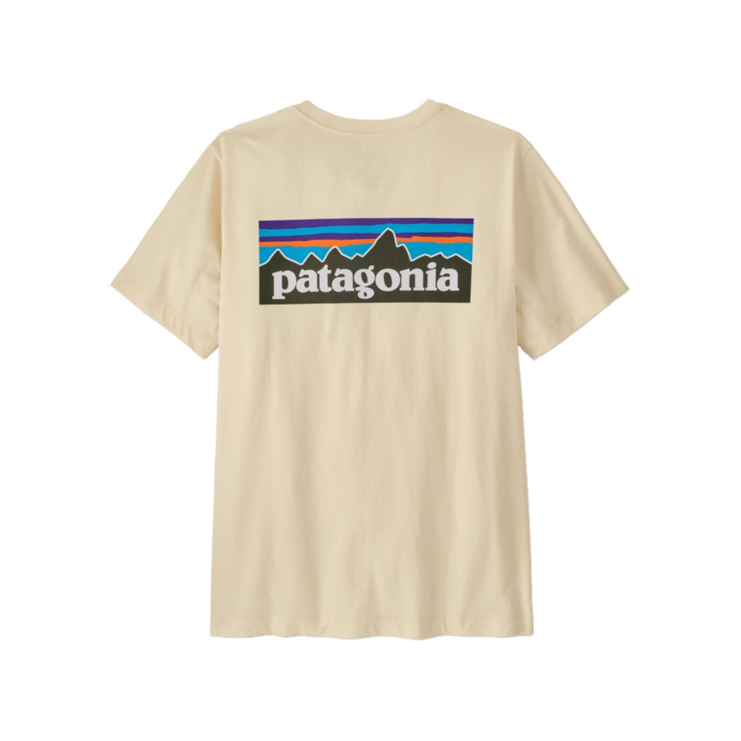 Patagonia Men's P-6 Logo T-Shirt (Undyed Natural)