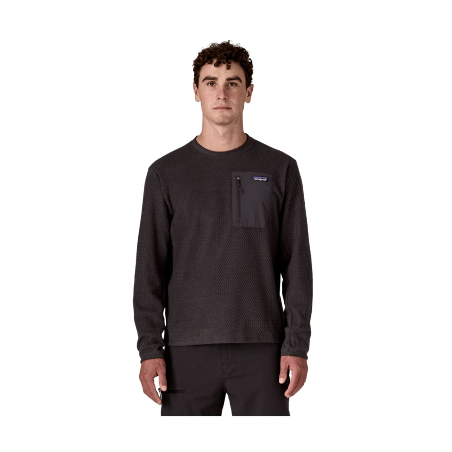 Patagonia Men's R1® Air Fleece Crewneck (Black)