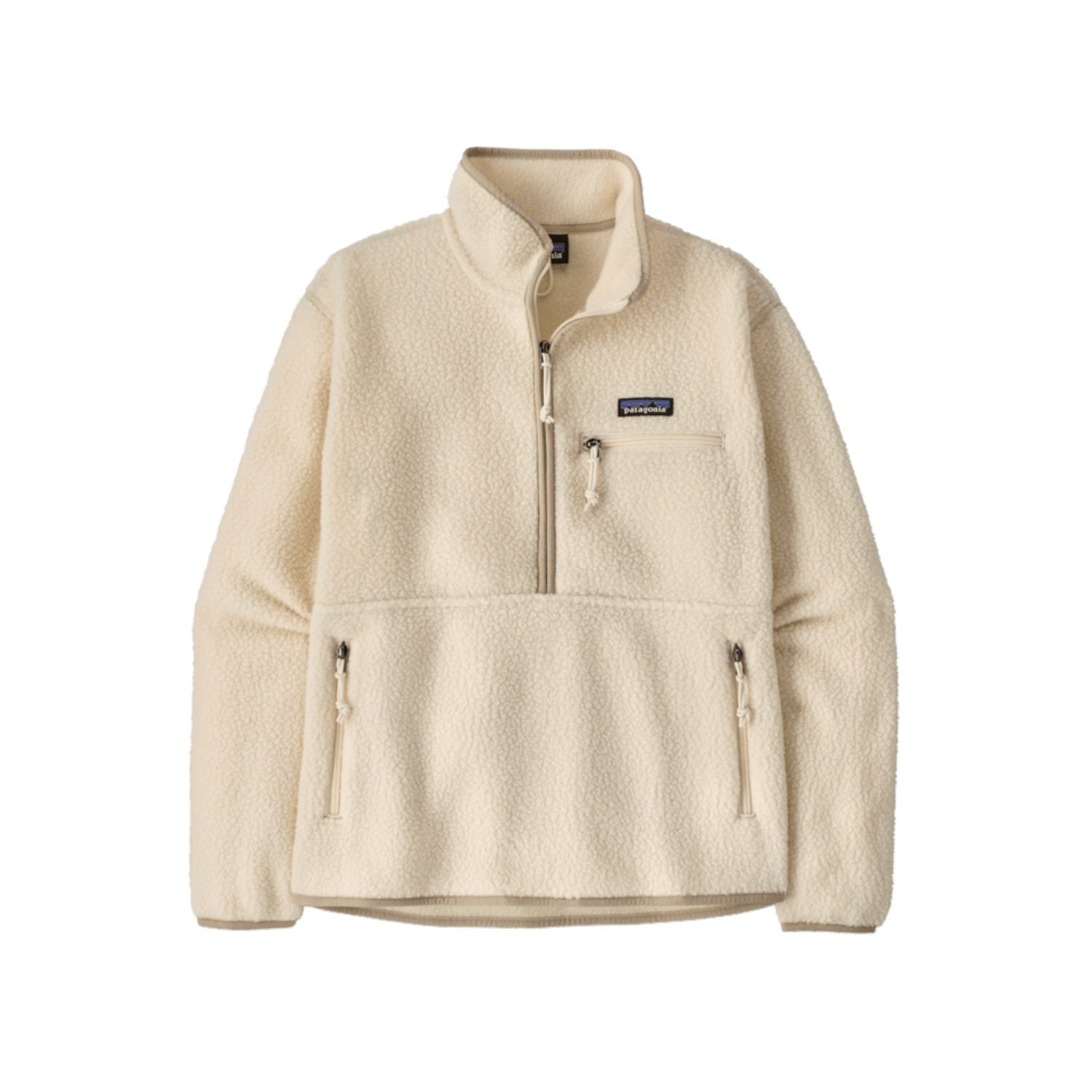 Patagonia Women's Retro Pile Marsupial Fleece Pullover (Natural)