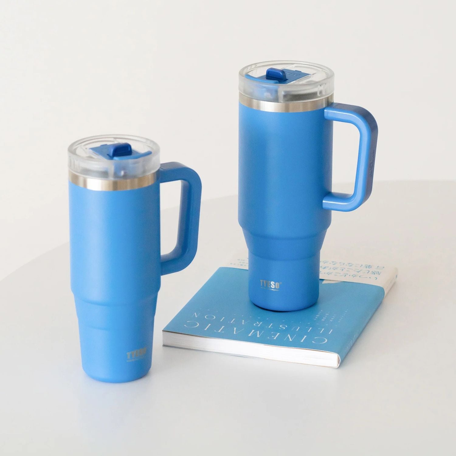Tyeso Aura Leakproof 2 In 1 Sip & Straw Lid S/S Vacuum Tumbler 1200ml
