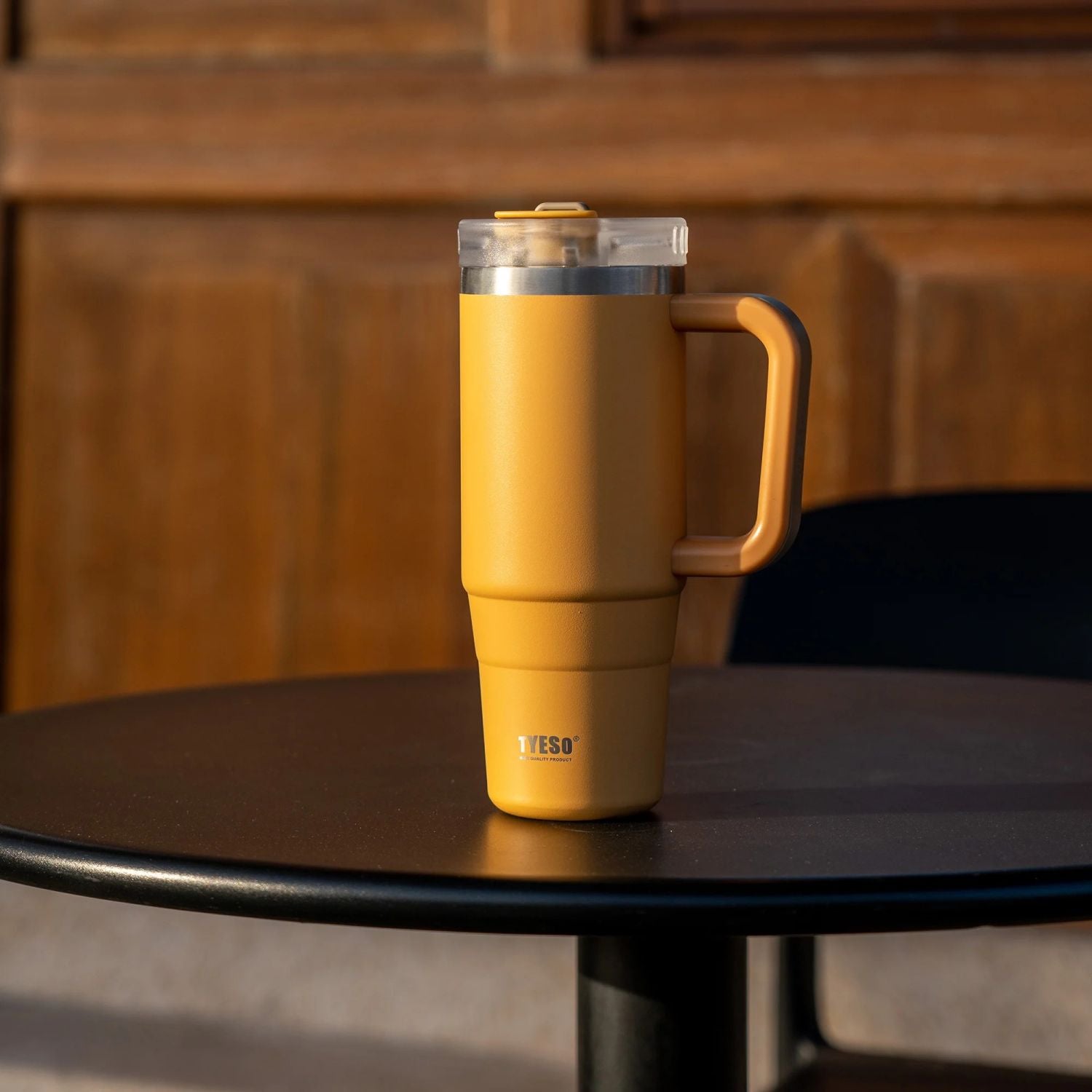 Tyeso Aura Leakproof 2 In 1 Sip & Straw Lid S/S Vacuum Tumbler 1200ml