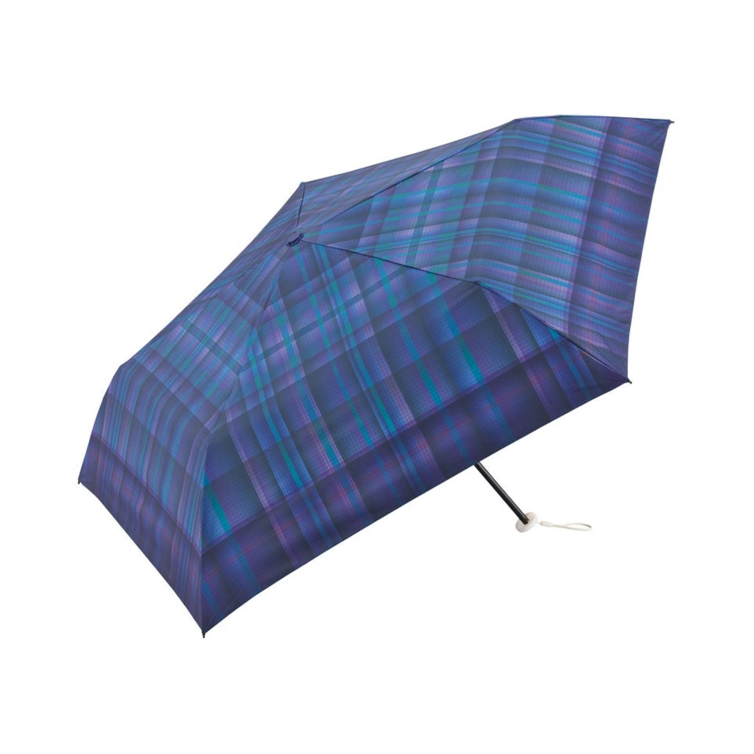 WPC Gradation Check Mini UV Protection UPF 50+ Umbrella 50cm