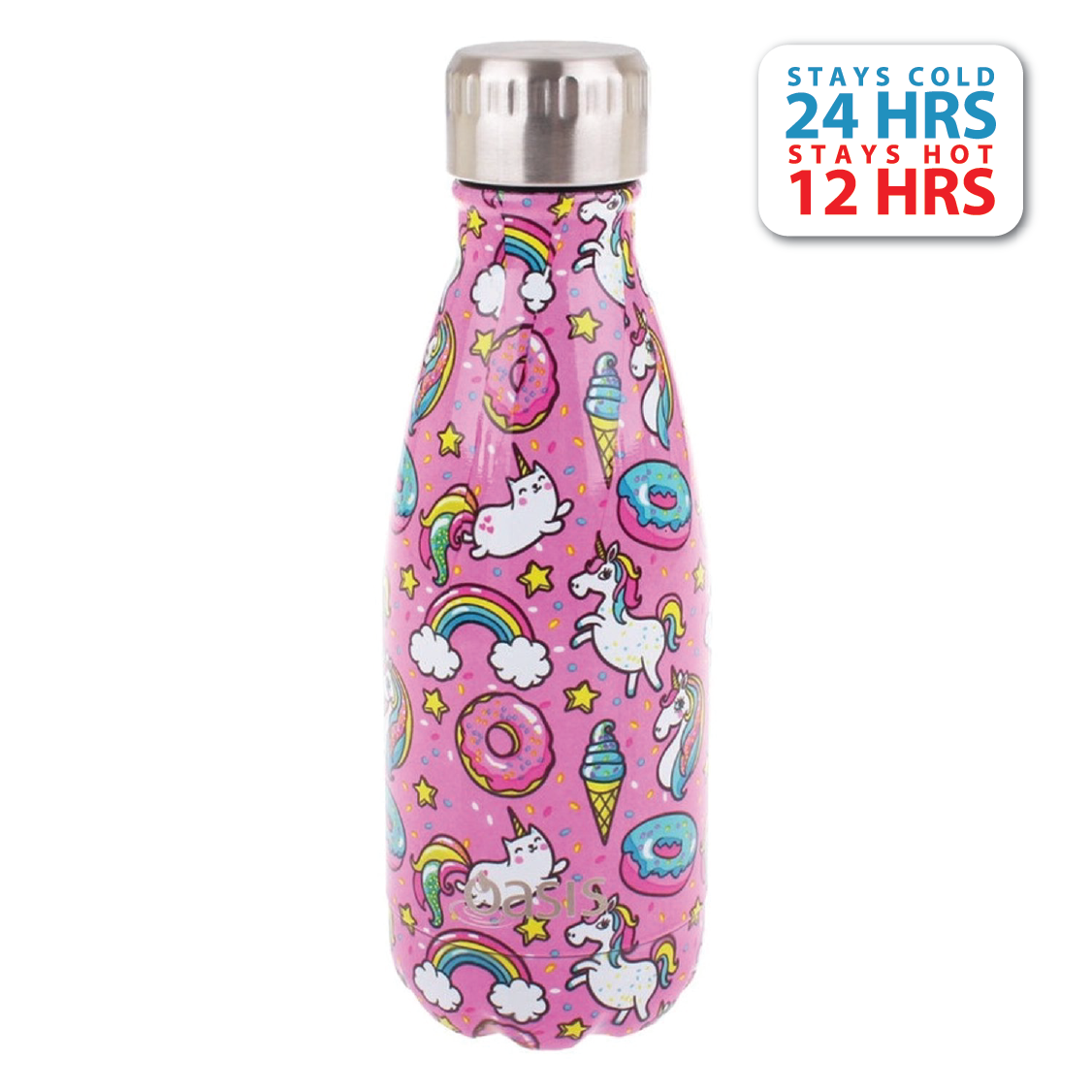 Oasis Stainless Steel Insulated Water Bottle 350ML (Printed) | Gifts & Lifestyle, Insulated Water Bottles, Travel Accessories, Water Bottles | Oasis Bottles-7