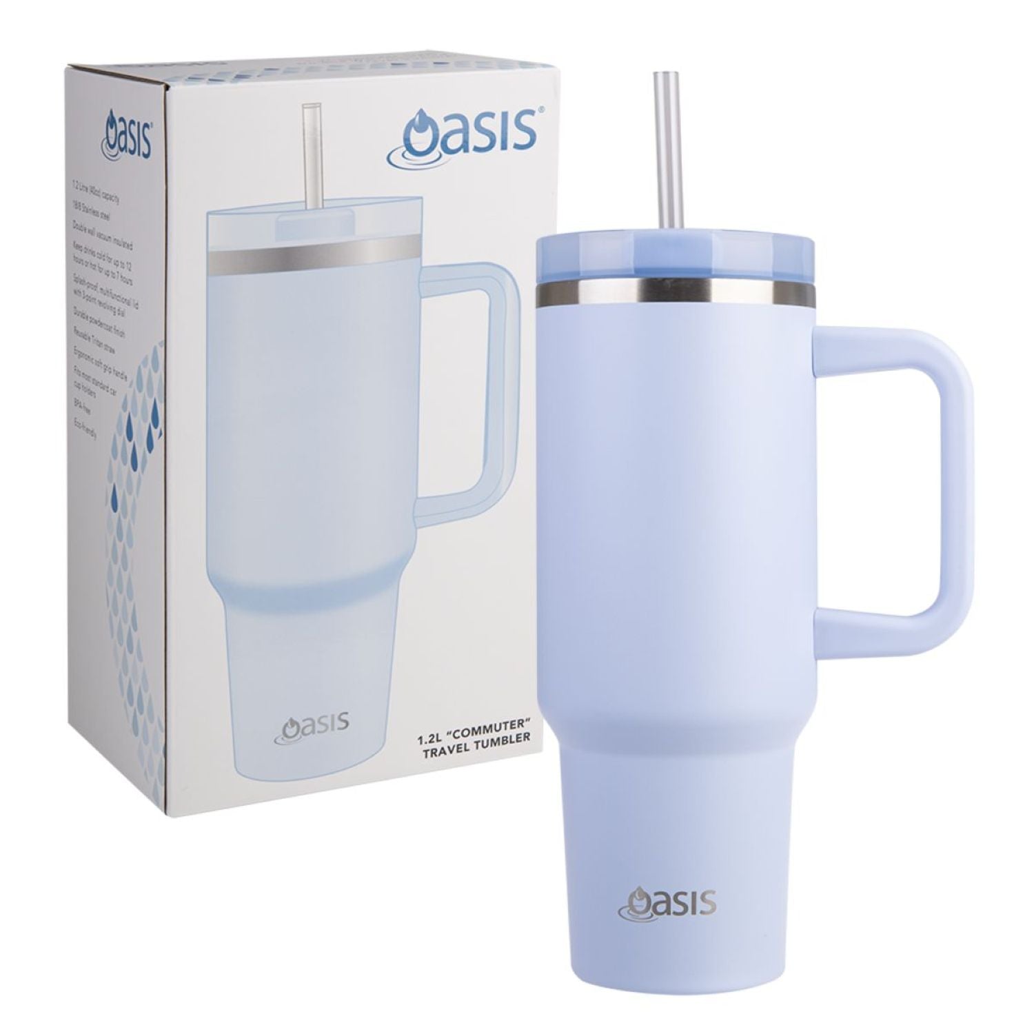 Oasis Stainless Steel Insulated Commuter Travel Tumbler 1.2L | Gifts & Lifestyle, Insulated Water Bottles, Travel Accessories, Water Bottles | Oasis Bottles-66