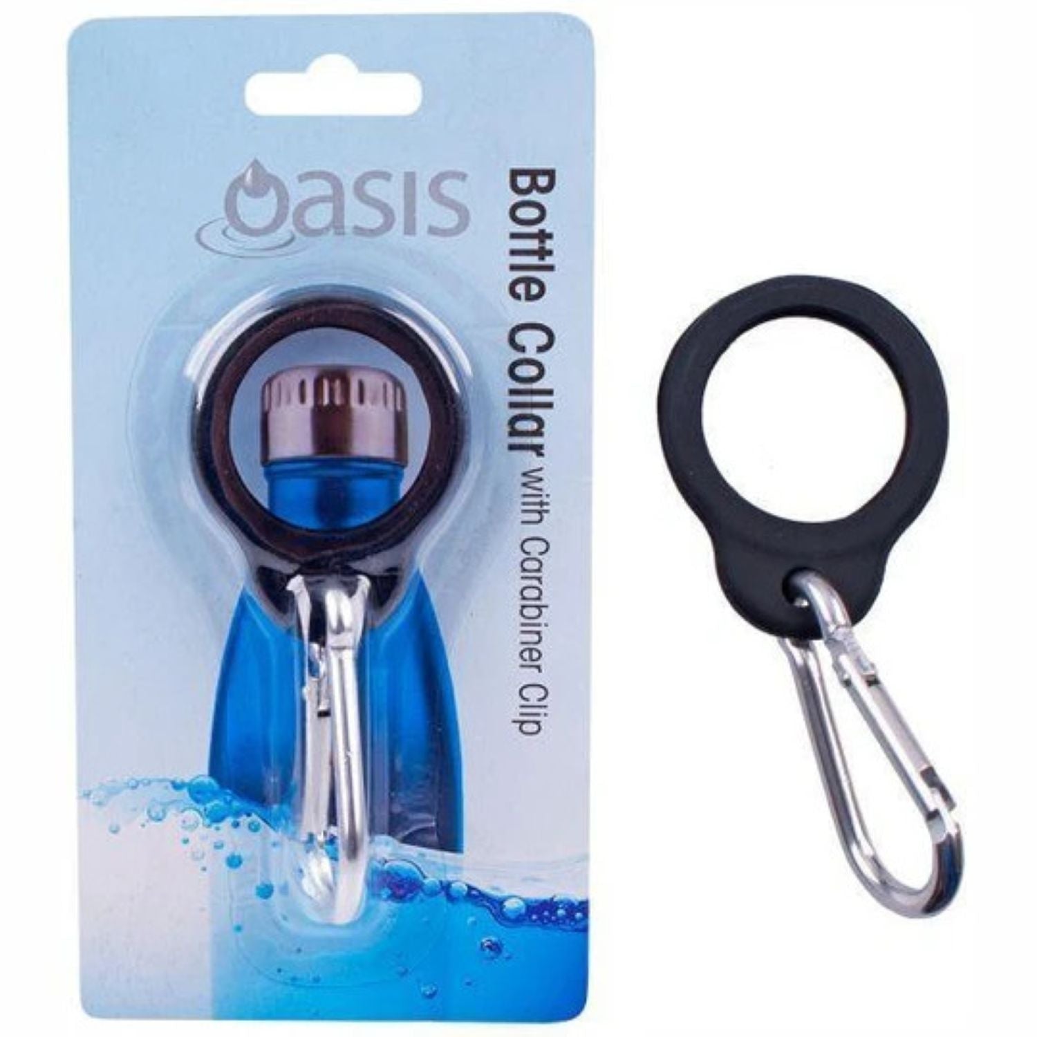 Oasis Bottle Collar With Carabiner Clip | Bottle Accessories, Gifts & Lifestyle, Travel Accessories, Water Bottles | Oasis Bottles-1