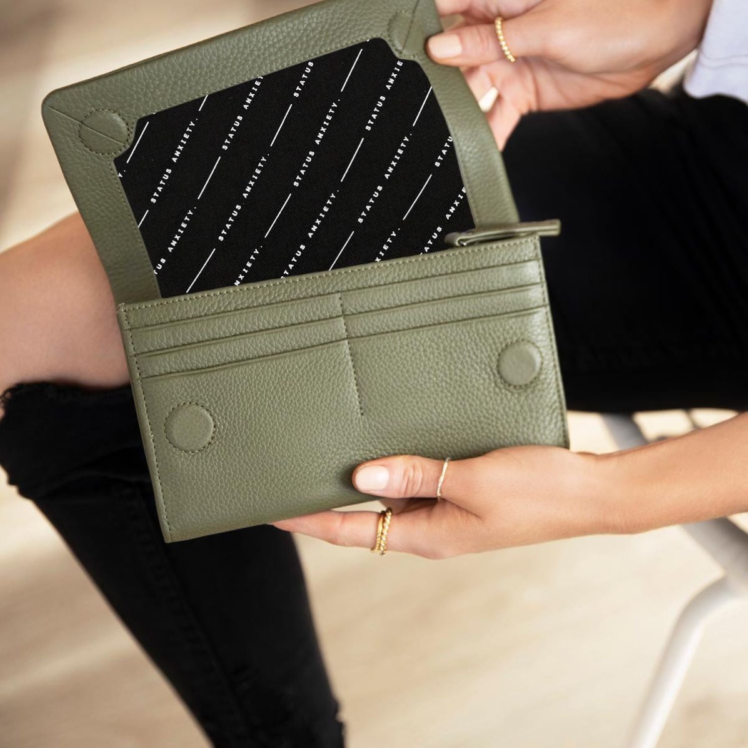 Status Anxiety Remnant Leather Wallet
