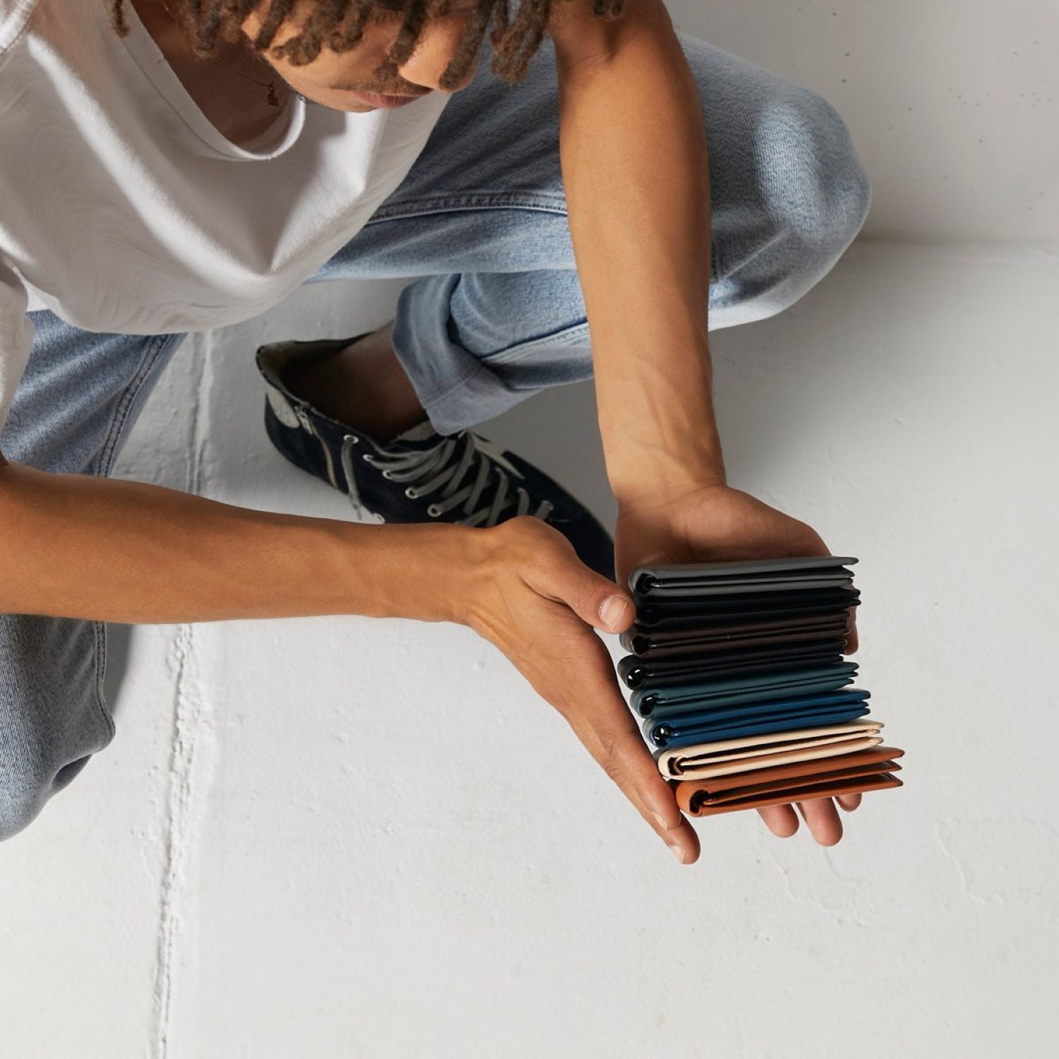Status Anxiety Jonah Italian Leather Wallet