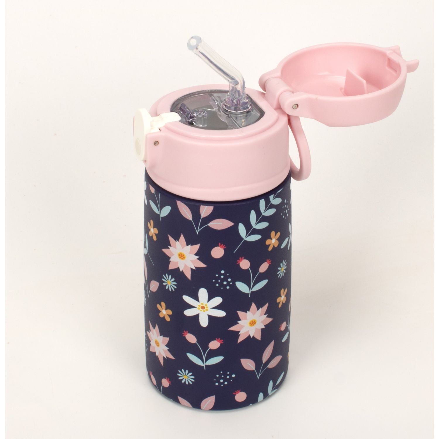 Oasis Kids Water Bottle with Sipper Silicone Straw 400ML (SA)