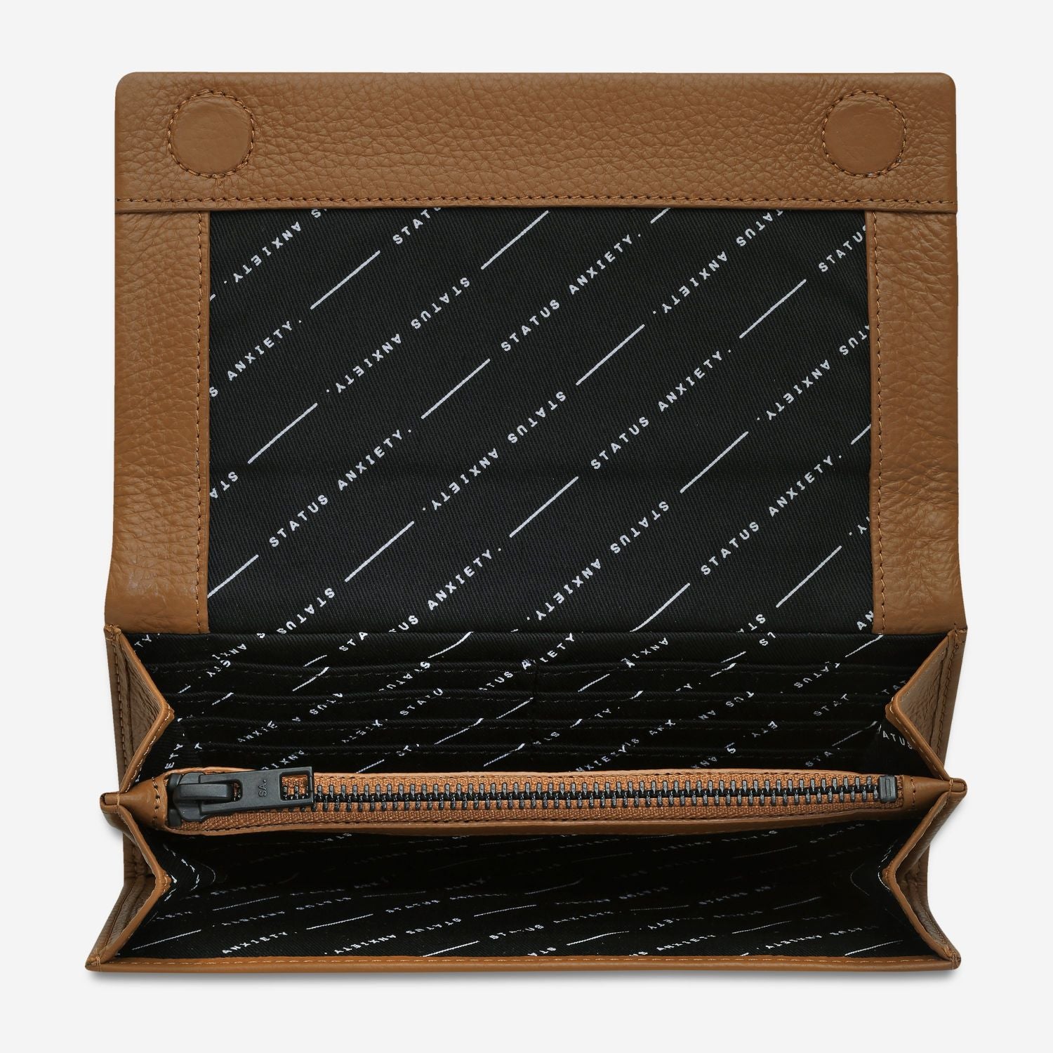 Status Anxiety Nevermind Leather Wallet