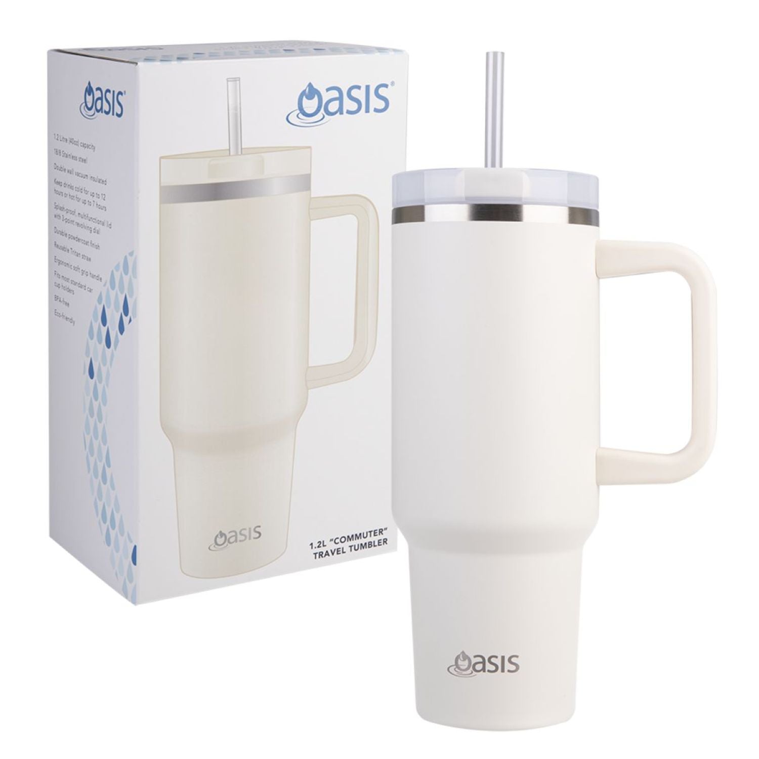 Oasis Stainless Steel Insulated Commuter Travel Tumbler 1.2L | Gifts & Lifestyle, Insulated Water Bottles, Travel Accessories, Water Bottles | Oasis Bottles-11