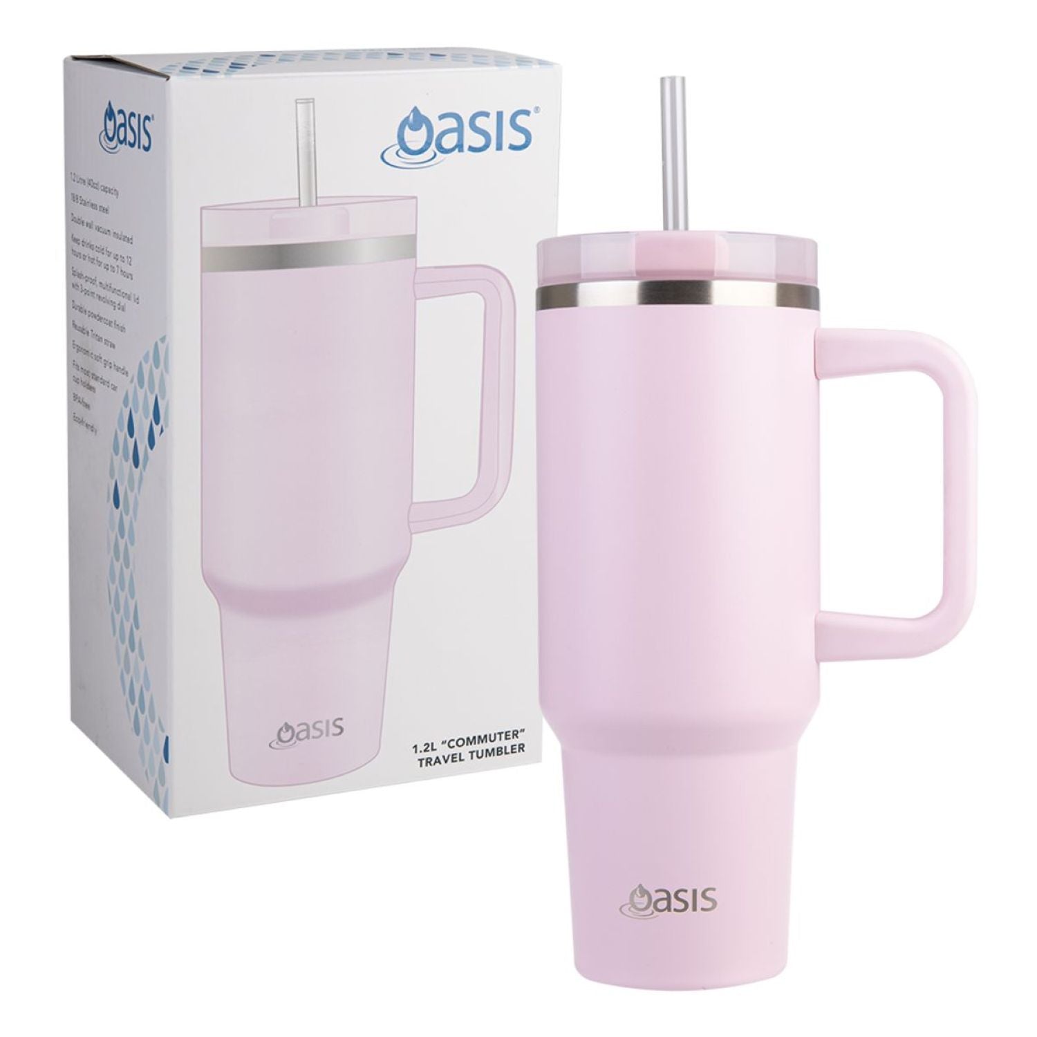 Oasis Stainless Steel Insulated Commuter Travel Tumbler 1.2L | Gifts & Lifestyle, Insulated Water Bottles, Travel Accessories, Water Bottles | Oasis Bottles-77