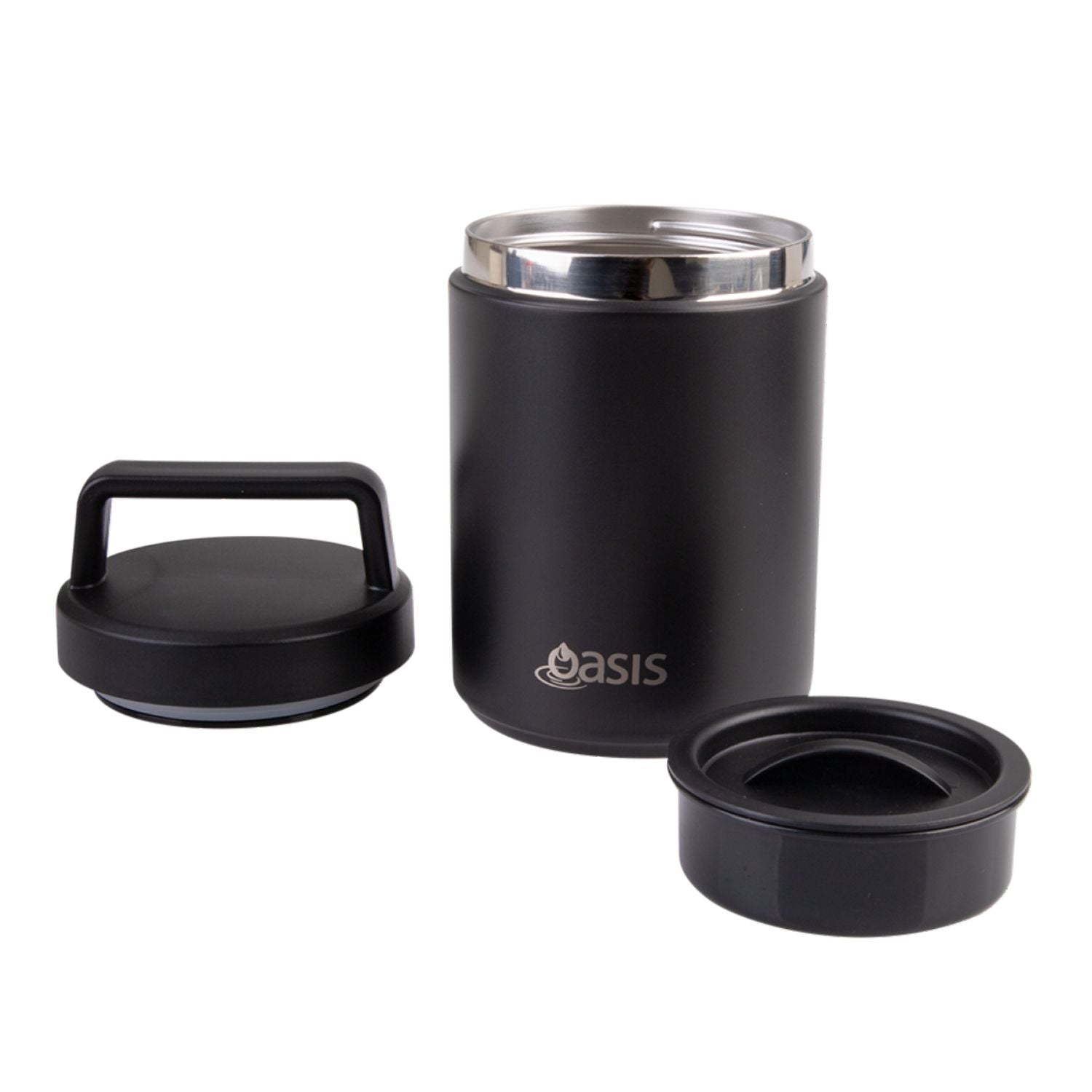 Oasis Stainless Steel Insulated Dual Compartment Food Flask with Handle 480ML | Gifts & Lifestyle, Insulated Food Flask, Travel Accessories | Oasis Bottles-10