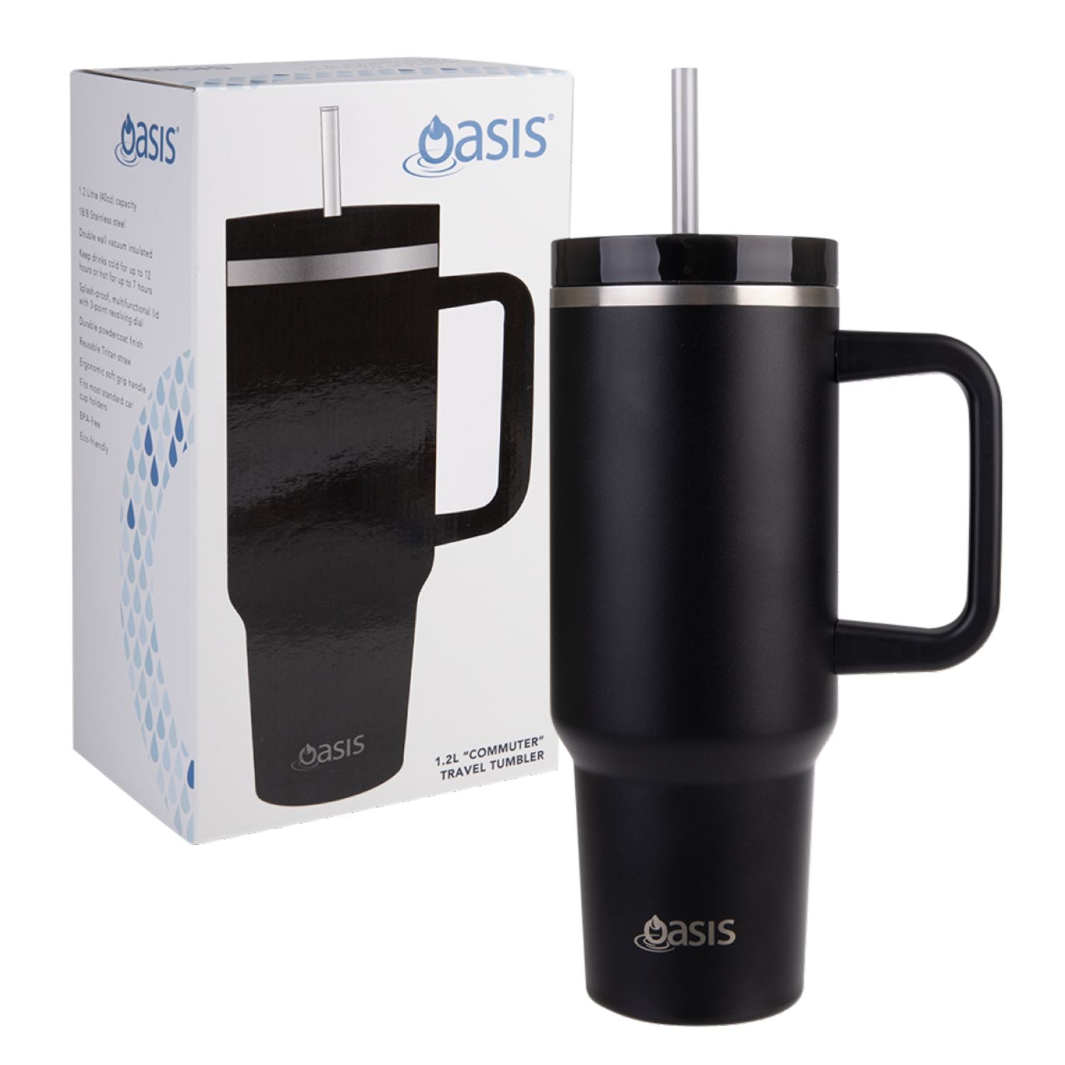 Oasis Stainless Steel Insulated Commuter Travel Tumbler 1.2L | Gifts & Lifestyle, Insulated Water Bottles, Travel Accessories, Water Bottles | Oasis Bottles-22