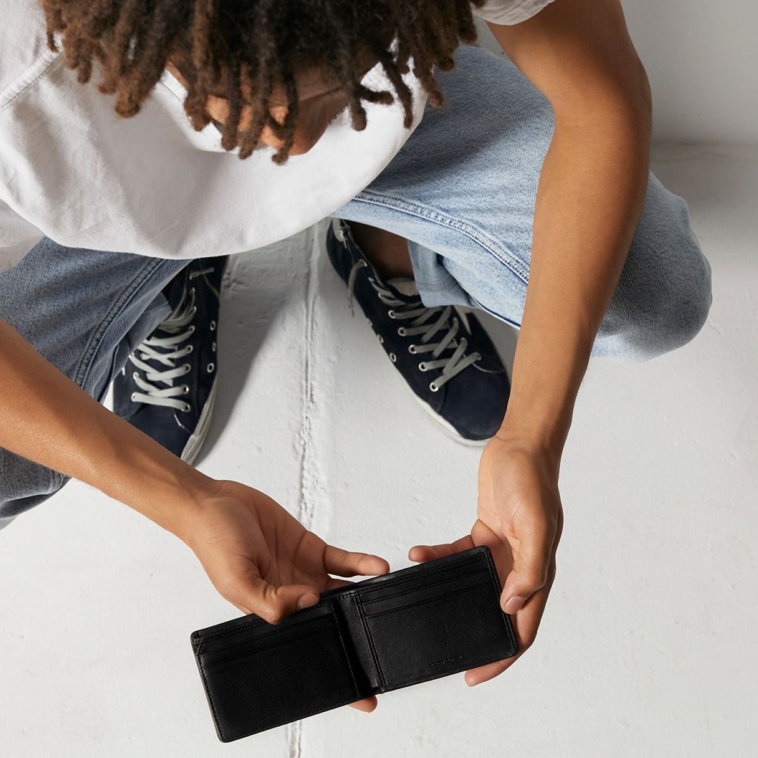 Status Anxiety Jonah Italian Leather Wallet