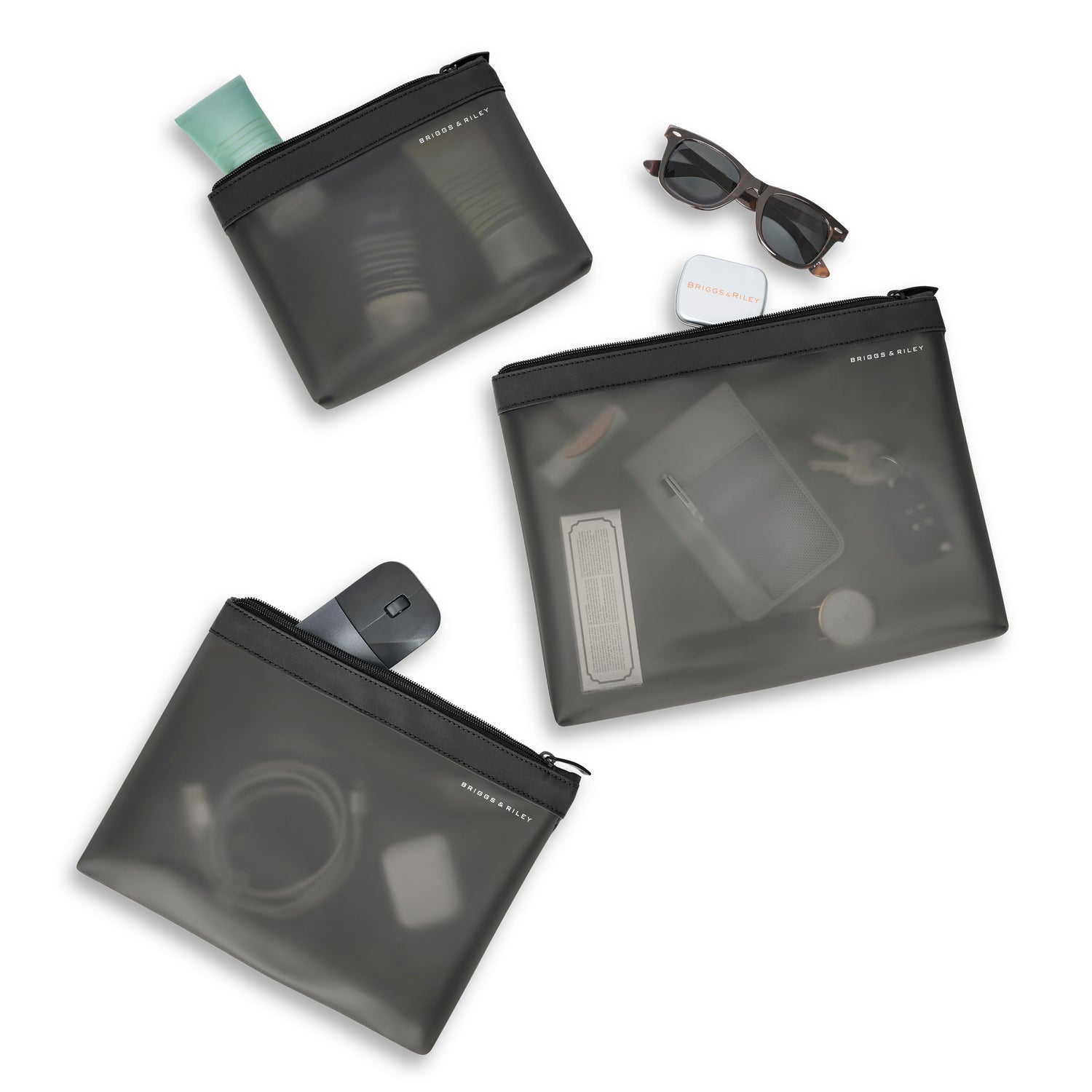 Briggs & Riley Translucent Pouch Set