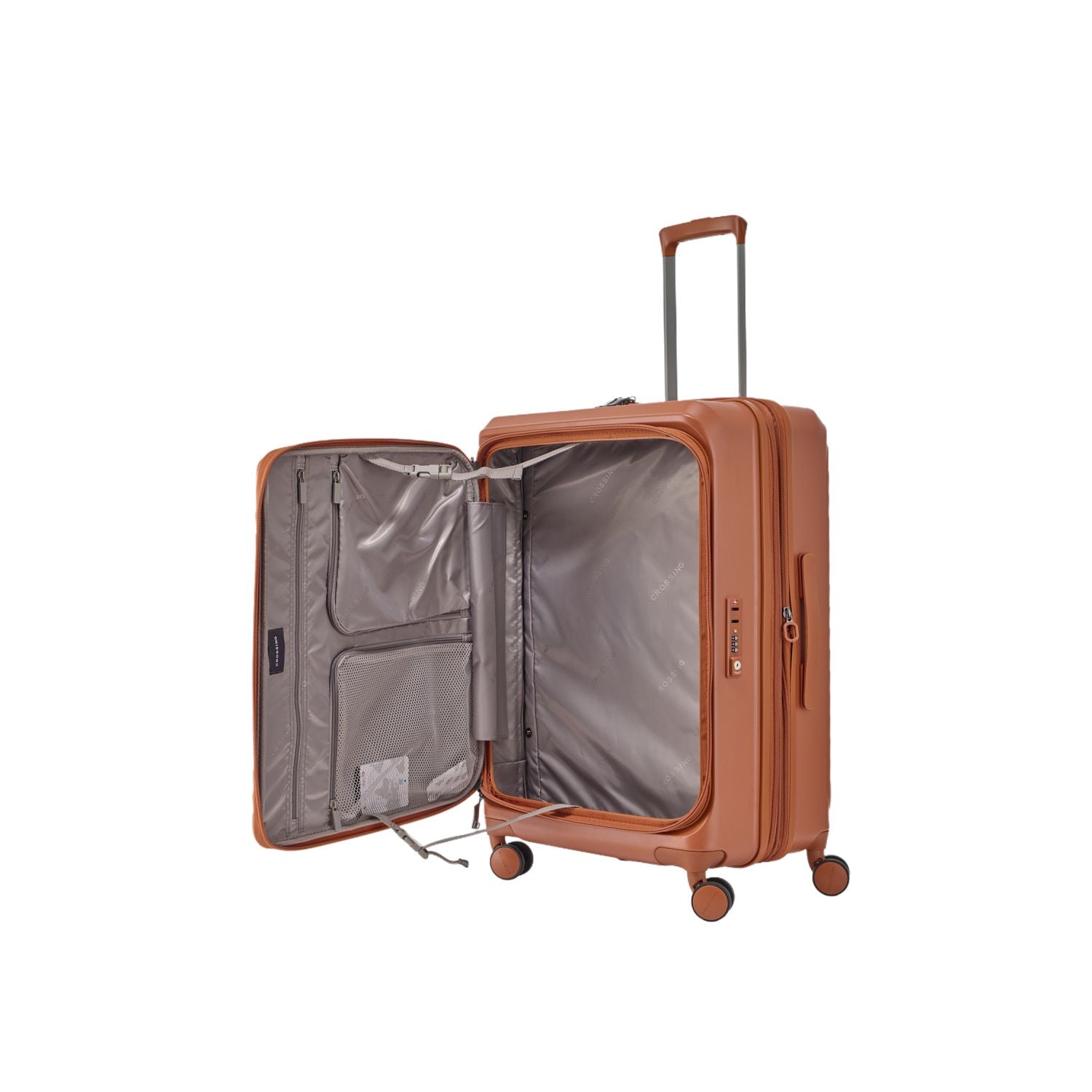 CROSSING INVI 24" Medium Expandable Luggage With Front Access Opening