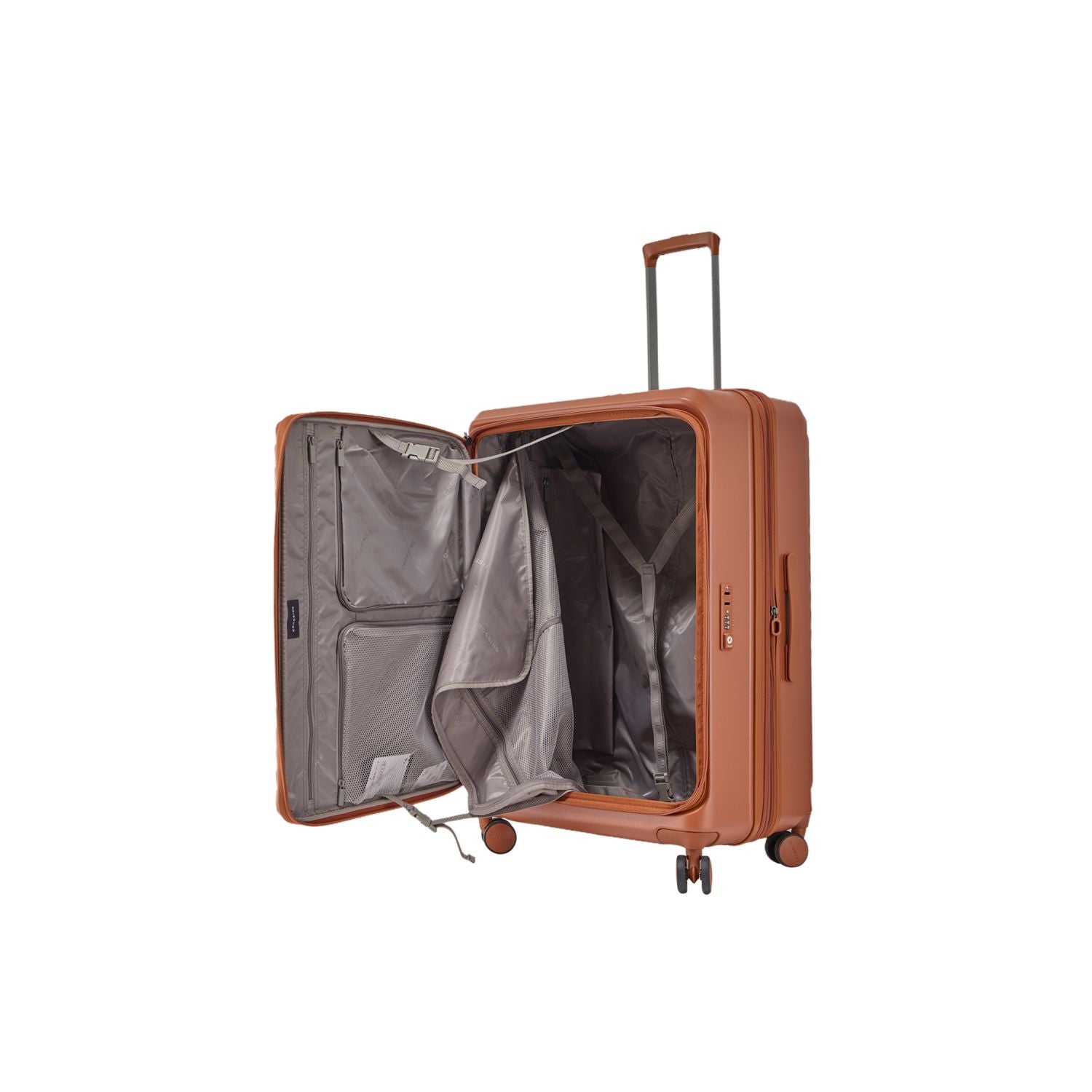 CROSSING INVI 28" Large Expandable Luggage With Front Access Opening