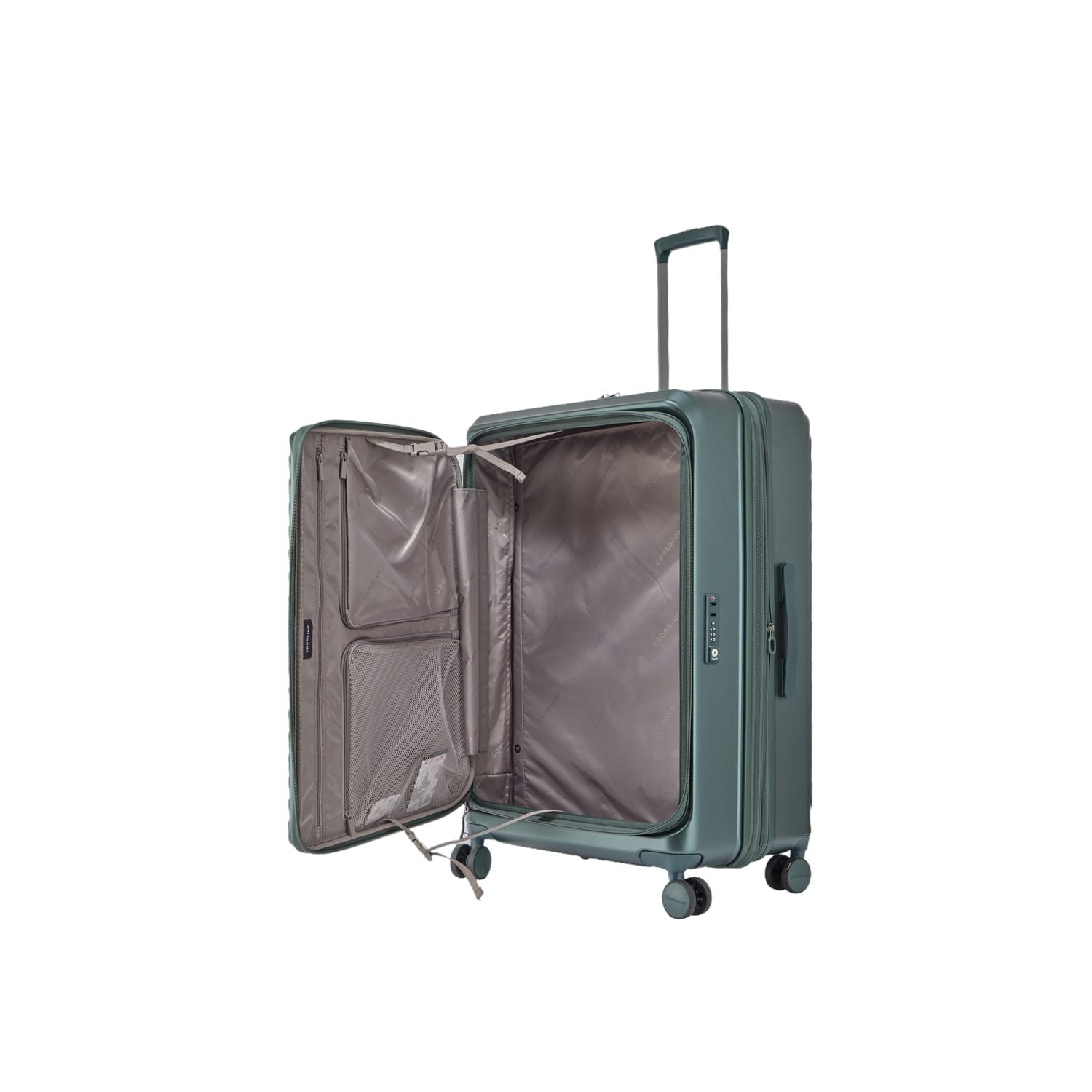 CROSSING INVI 28" Large Expandable Luggage With Front Access Opening