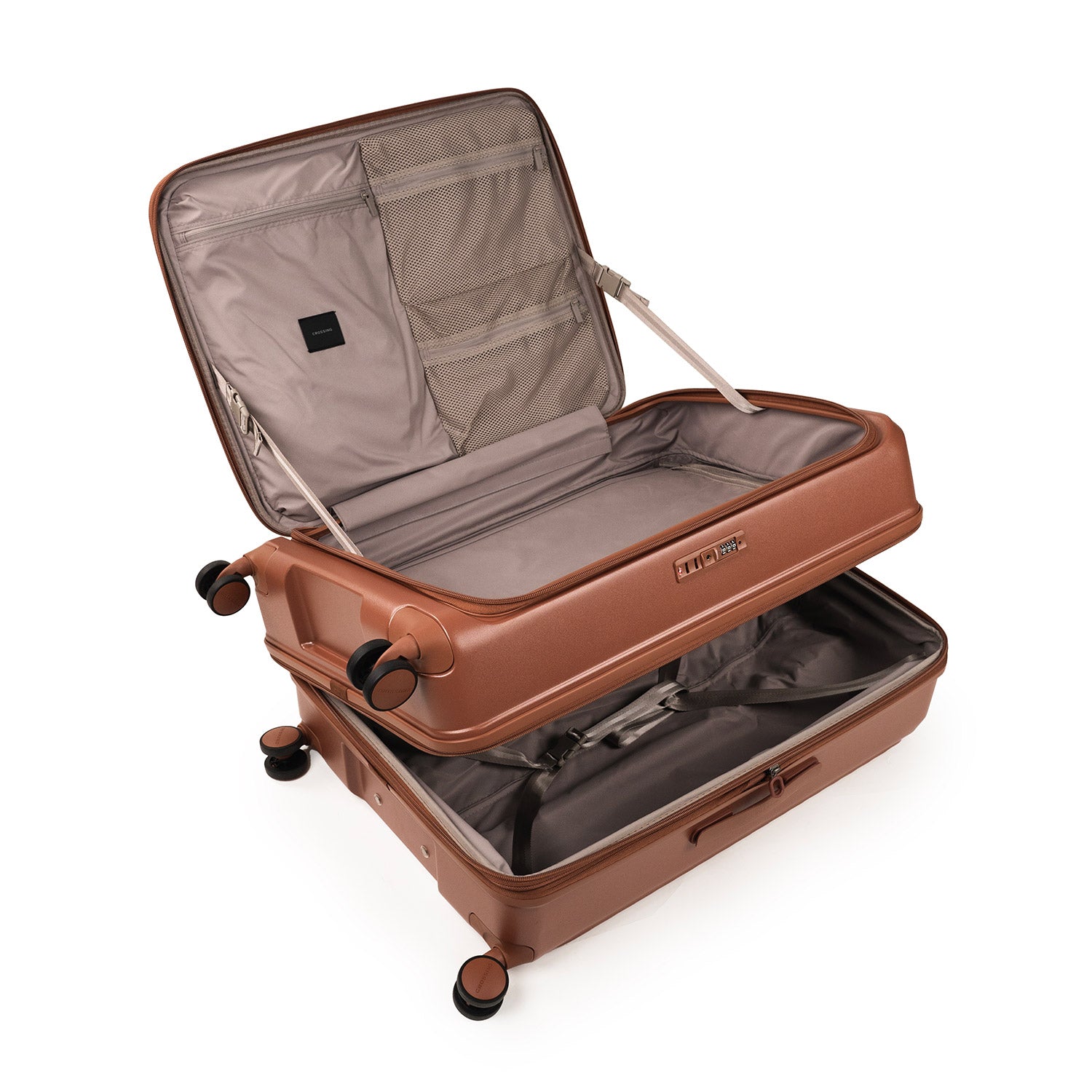 CROSSING INVI 30" Large Expandable Luggage With Front & Middle Access