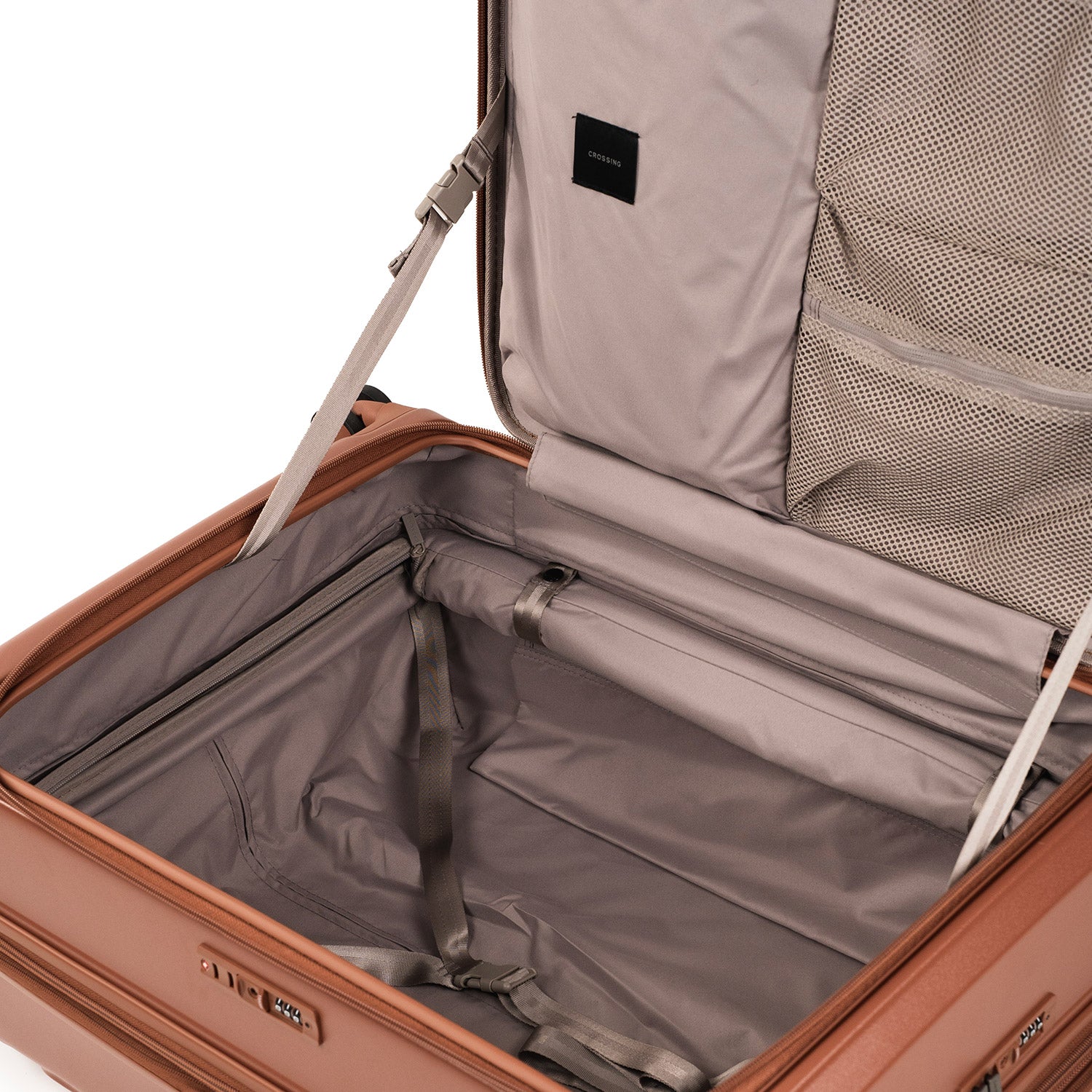 CROSSING INVI 30" Large Expandable Luggage With Front & Middle Access