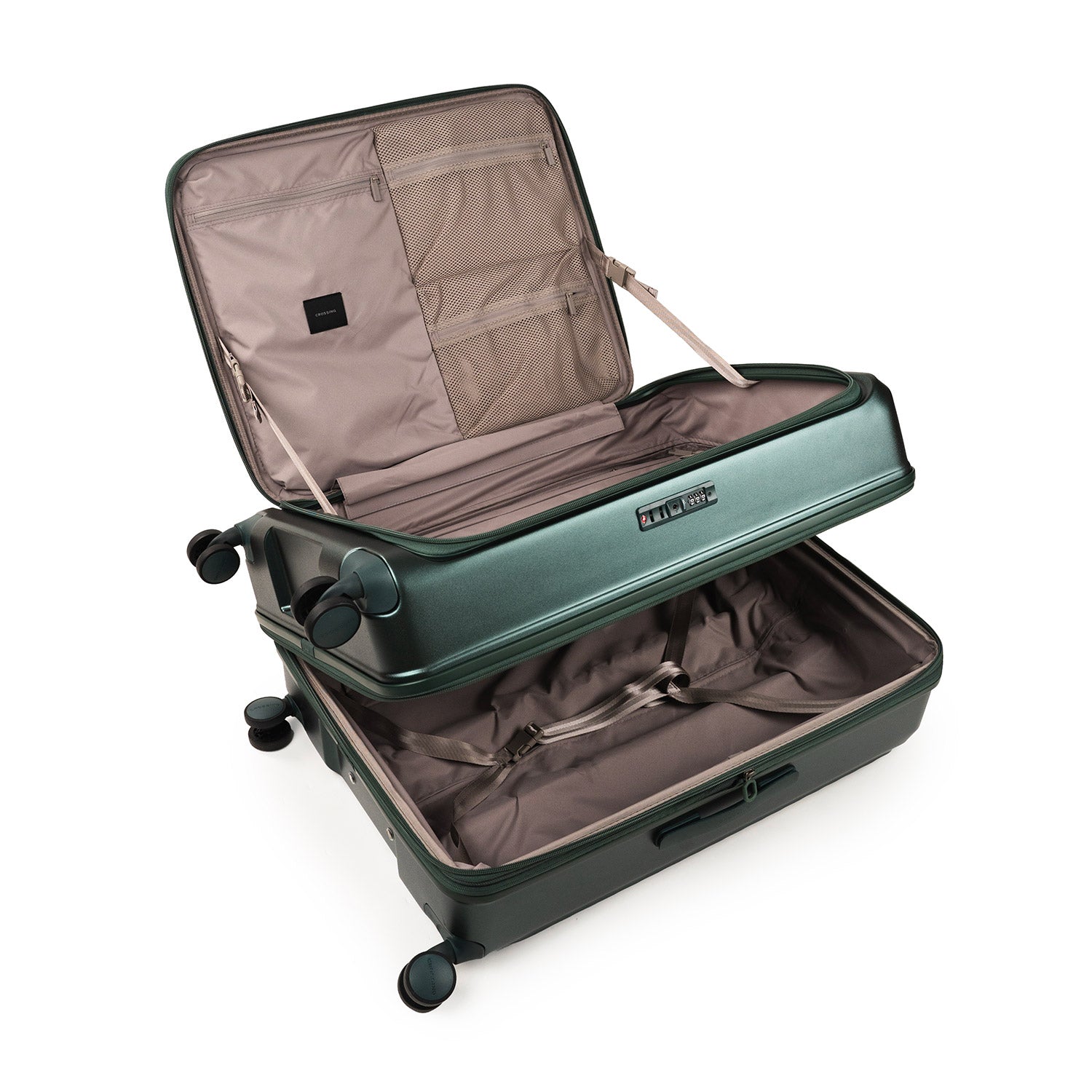 CROSSING INVI 30" Large Expandable Luggage With Front & Middle Access