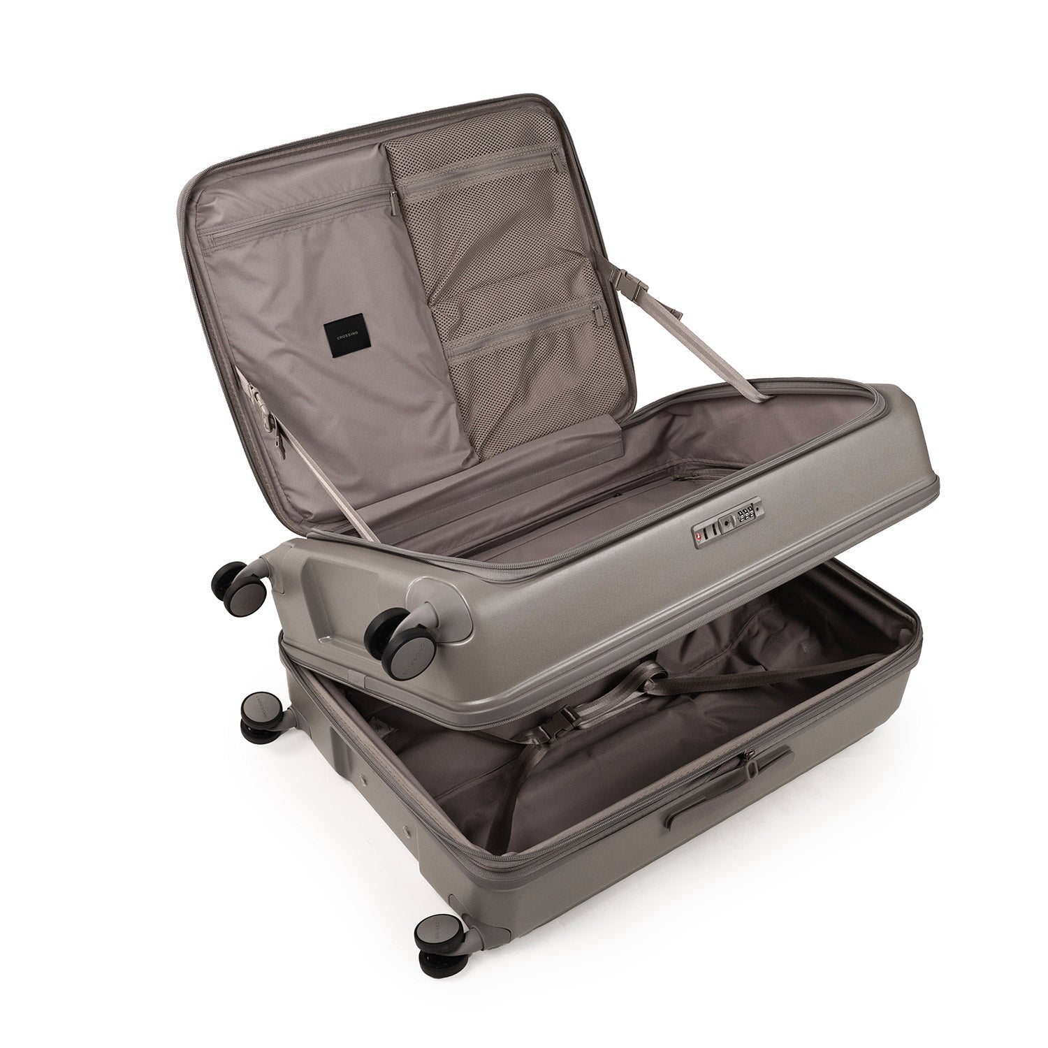 CROSSING INVI 30" Large Expandable Luggage With Front & Middle Access