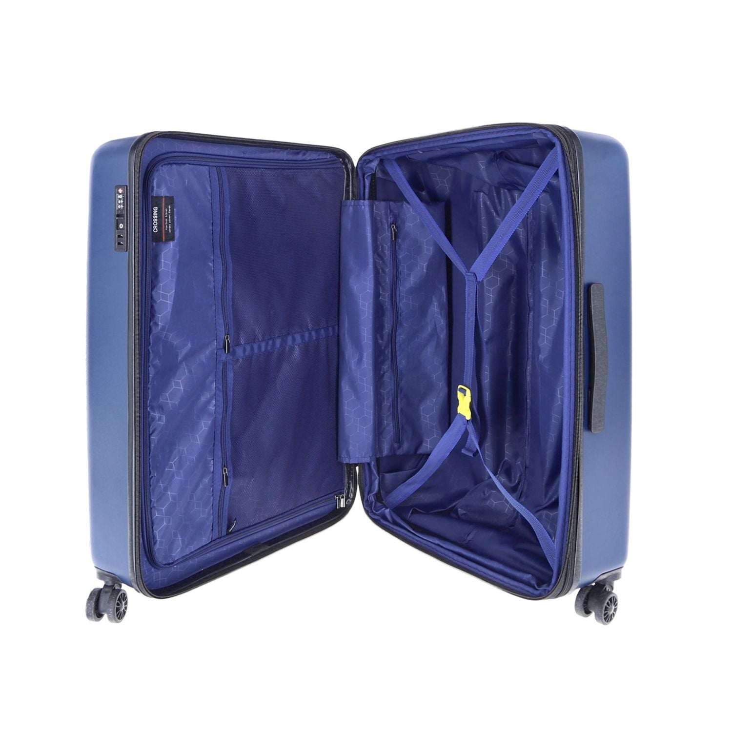 Crossing Wanderer Polycarbonate Expandable 20" Carry On Luggage Spinner