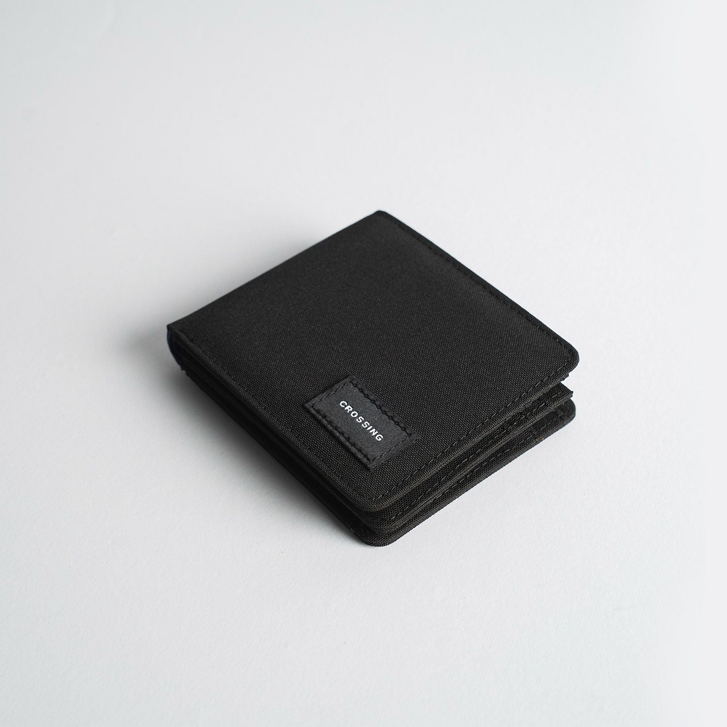 Crossing Bifold Wallet with Coin Pocket & Card Flap RFID