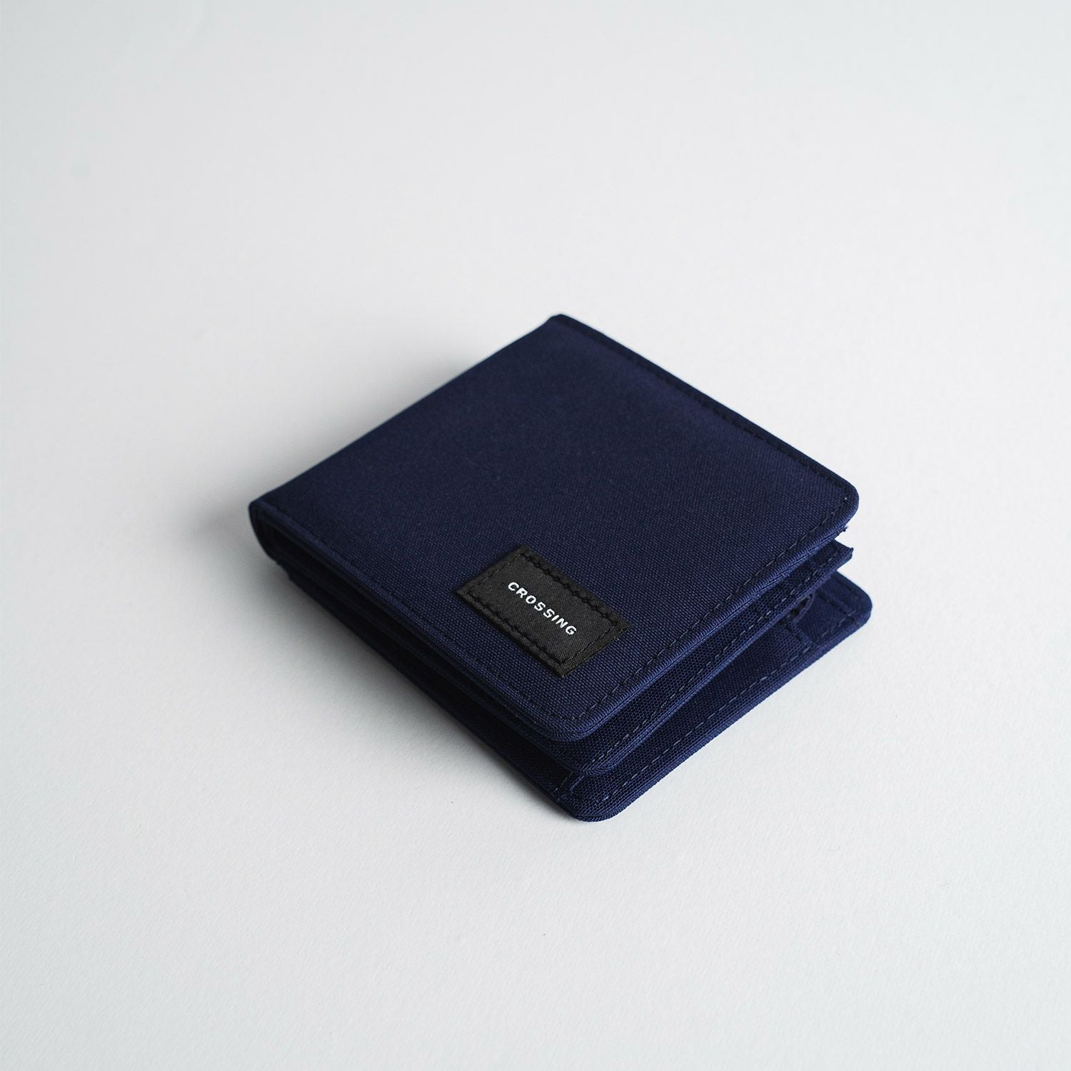 Crossing Bifold Wallet with Coin Pocket & Card Flap RFID