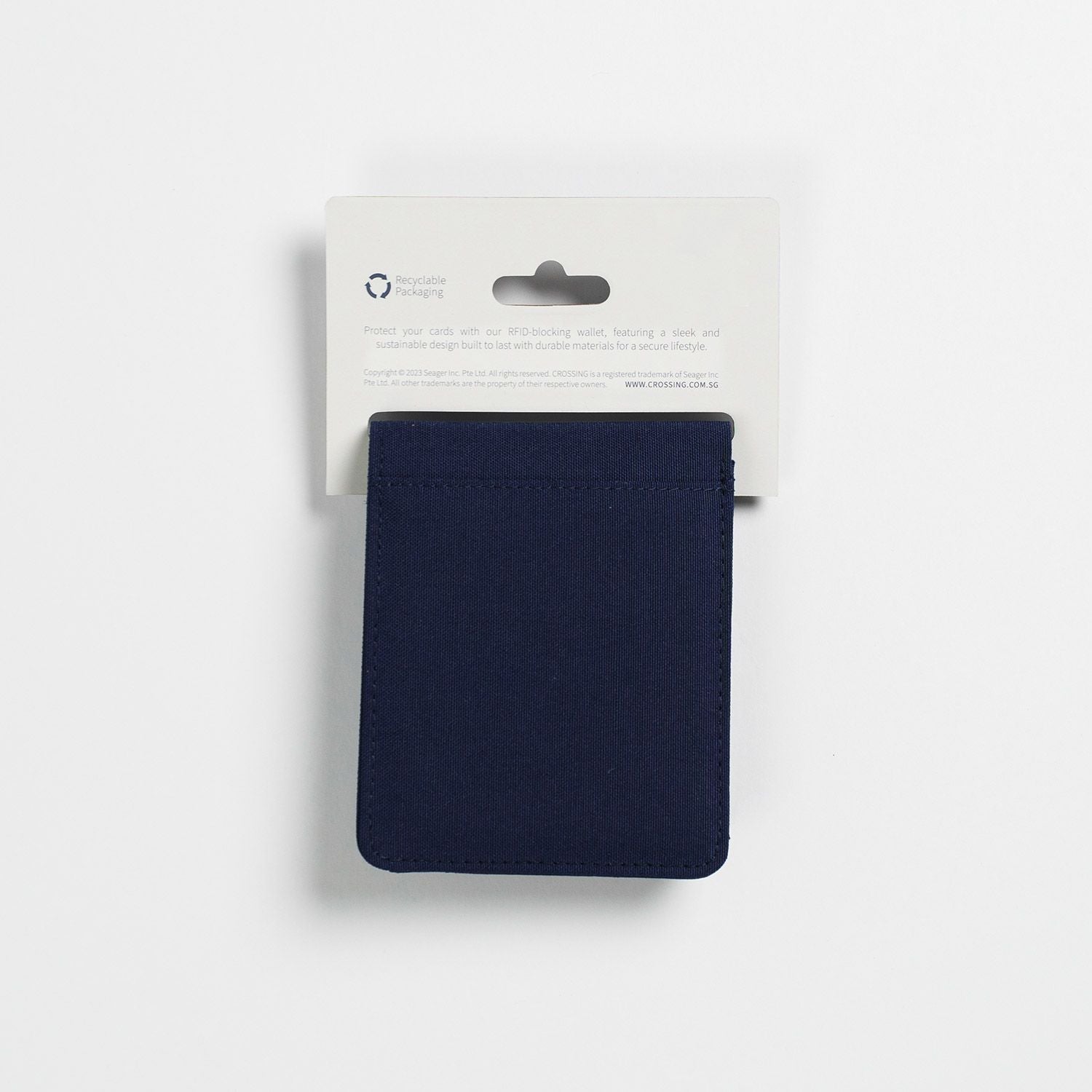 Crossing Bifold Wallet with Coin Pocket & Card Flap RFID