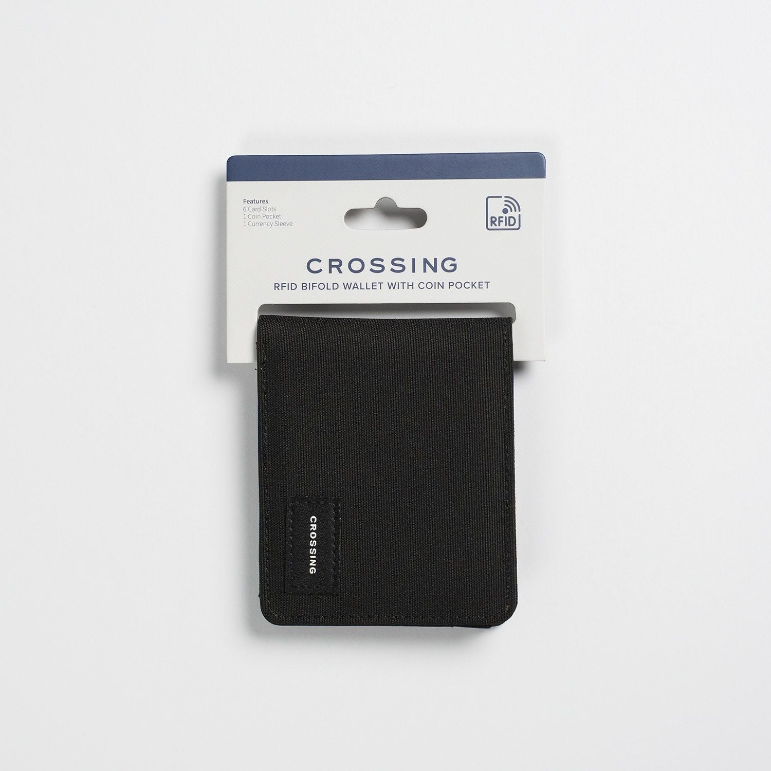 Crossing Bifold Wallet with Coin Pocket RFID