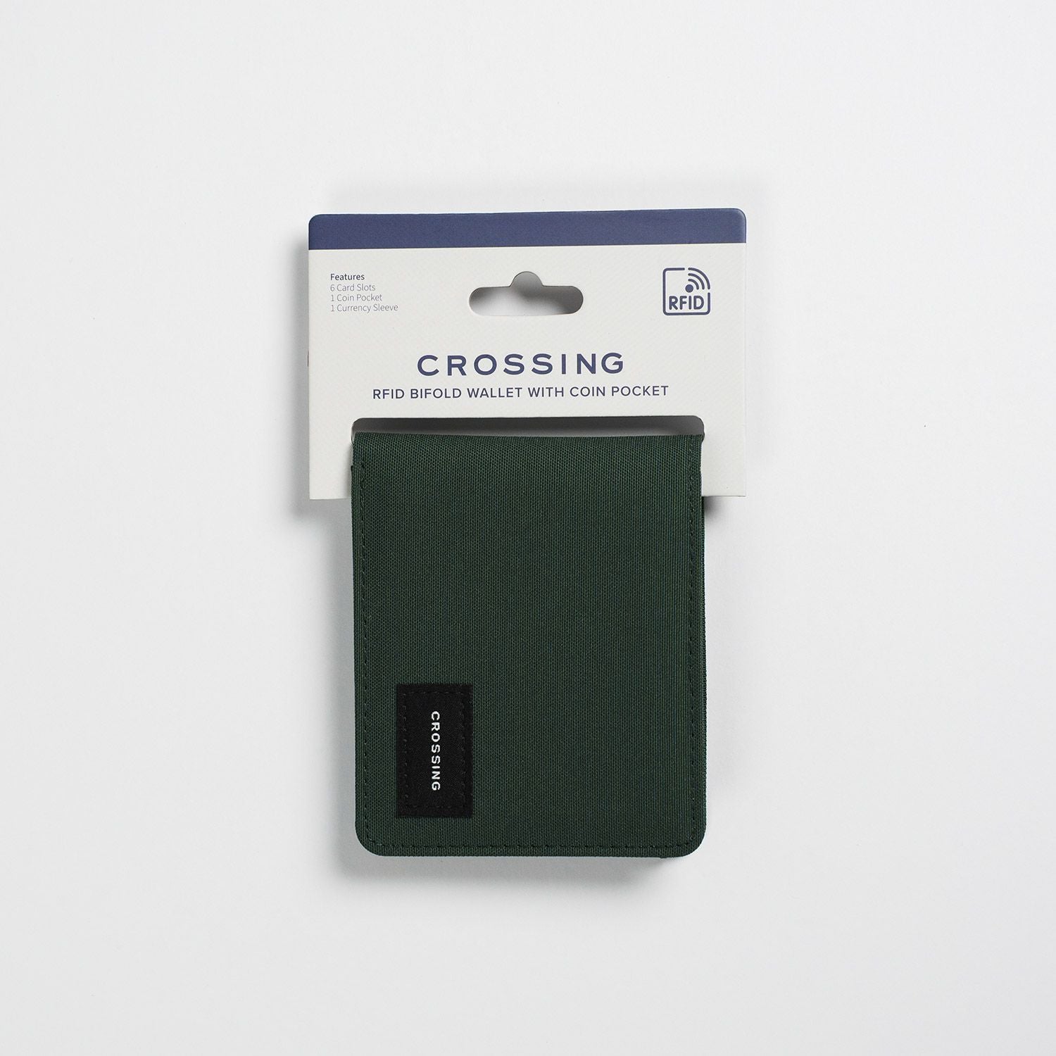 Crossing Bifold Wallet with Coin Pocket RFID