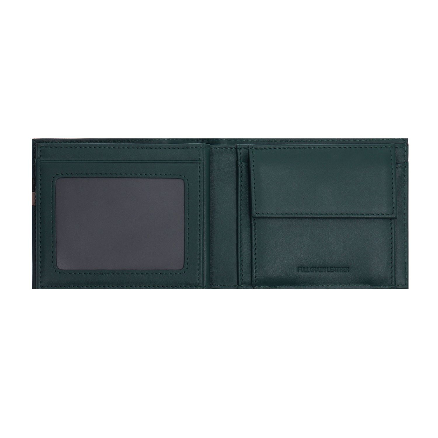 Crossing Modish Bi-fold Leather Wallet With Flap And Coin Pouch RFID