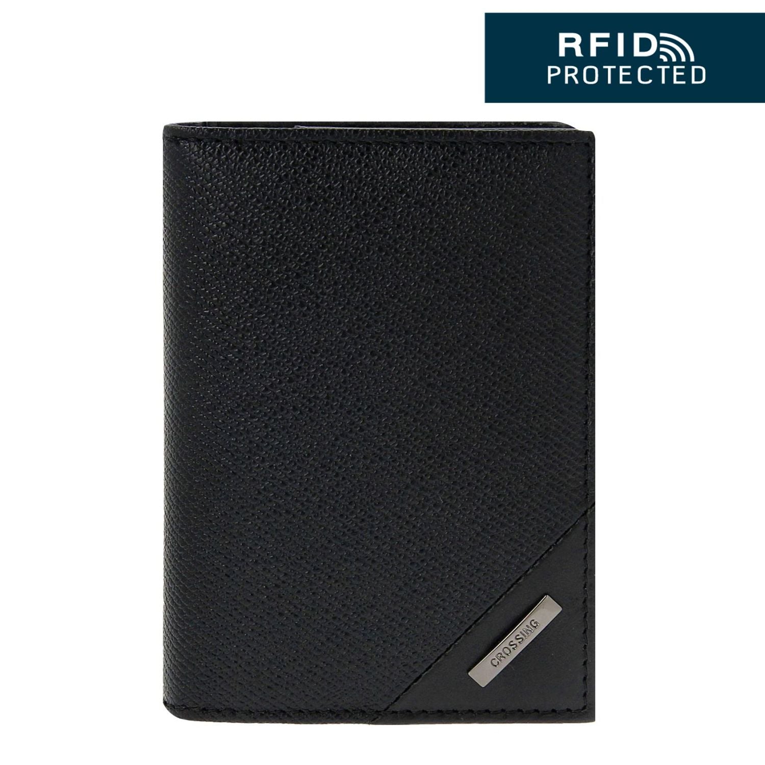 Crossing Riforma Vertical Leather Card Case With Magnet Closure RFID | Wallets | Crossing Wallet