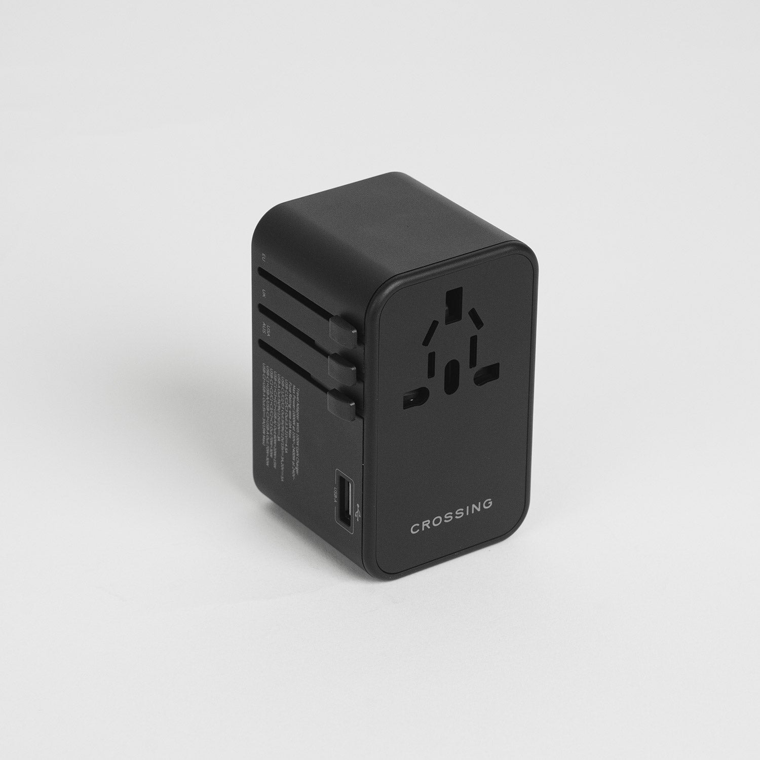 Crossing World Travel Adaptor 100W with 1 X USB-A + 3 X USB-C