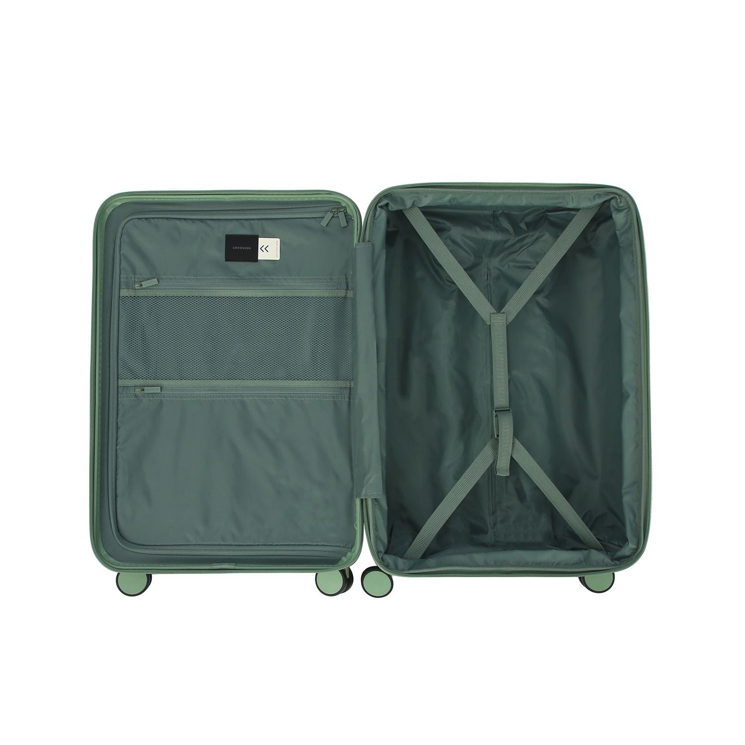 Crossing Vive Polycarbonate Expandable Medium Luggage T25