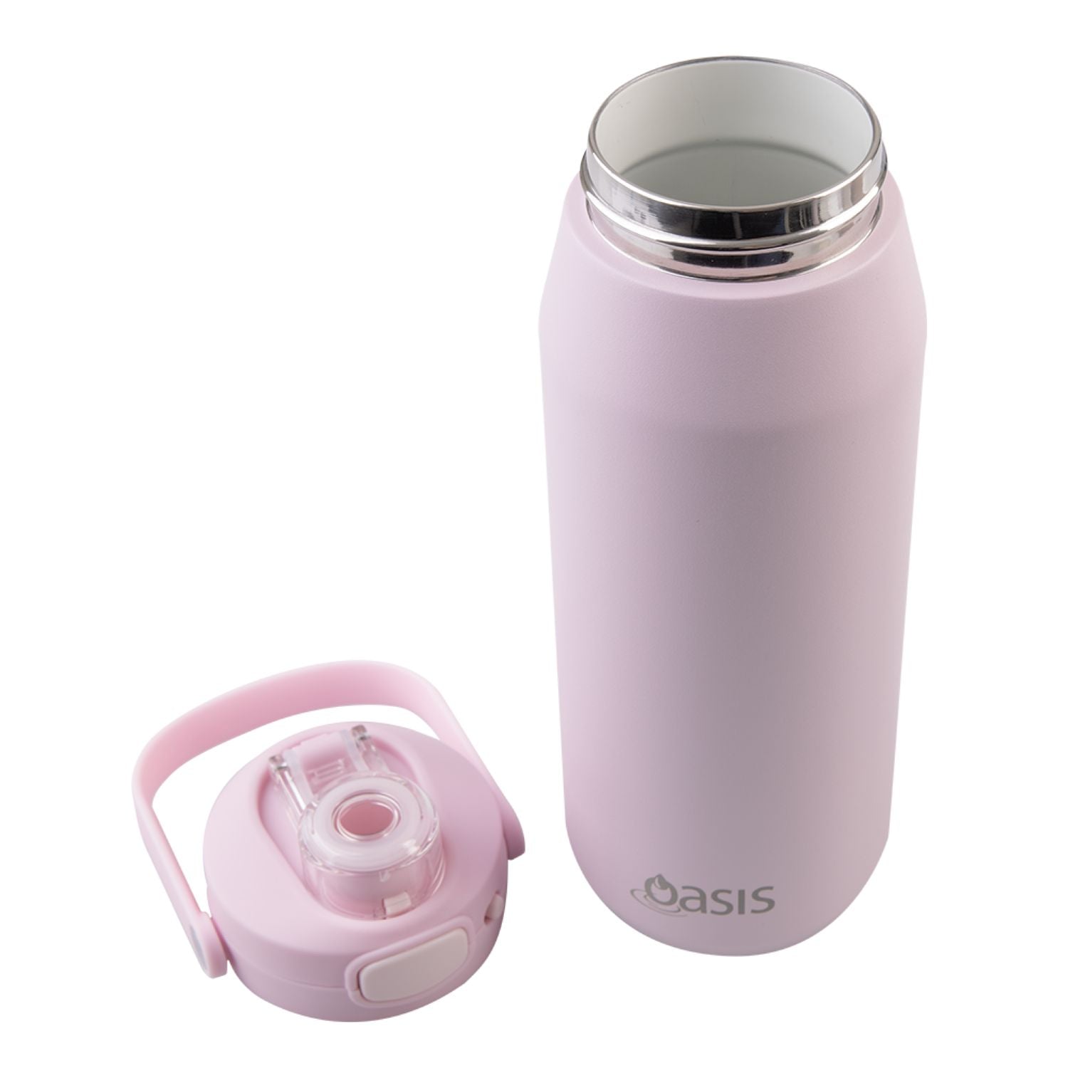 Oasis Ceramic Stainless Steel Triple Wall Capri Quick Release Drink Bottle 750ML