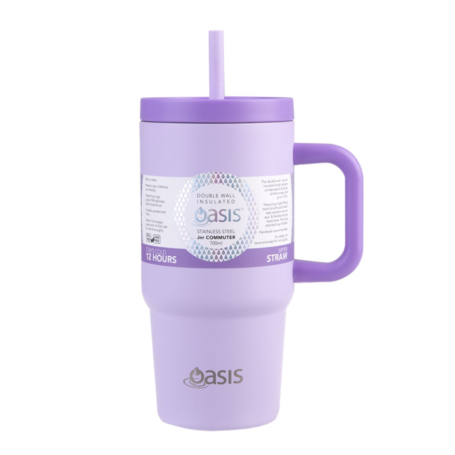 Oasis Stainless Steel Insulated Mini Commuter Travel Tumbler 700ML