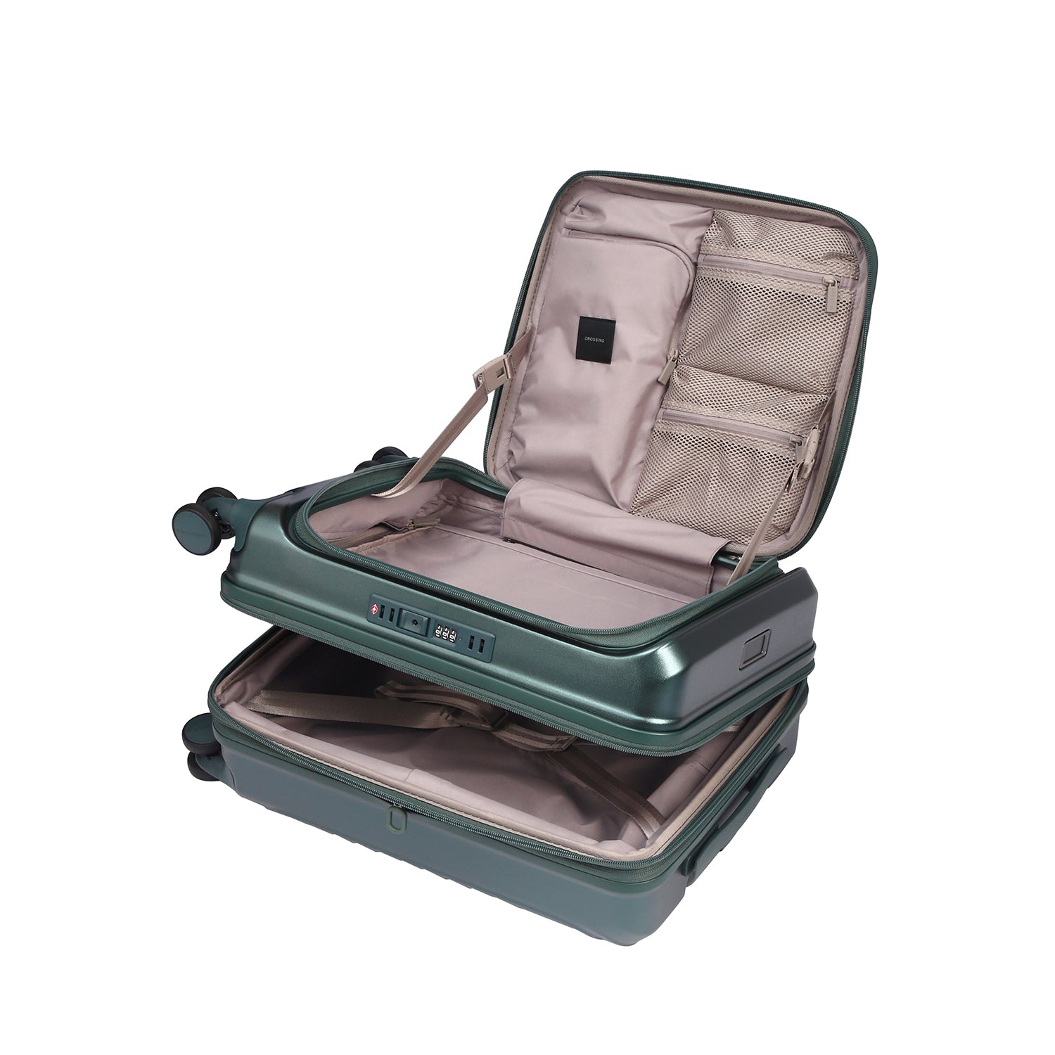 CROSSING INVI 20" Carry On Expandable Luggage With Front & Middle Access V3