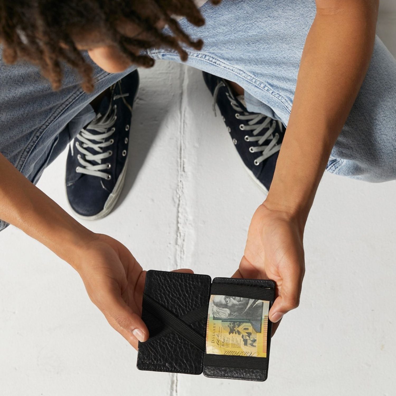 Status Anxiety Flip Leather Wallet (SA)