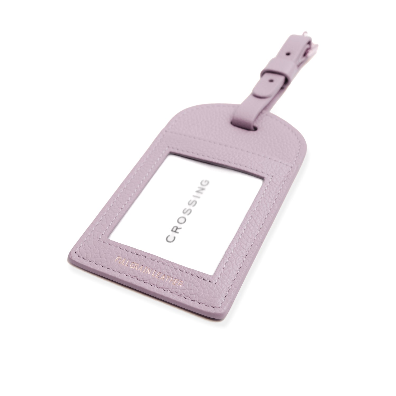 Crossing Milano Leather Luggage Tag