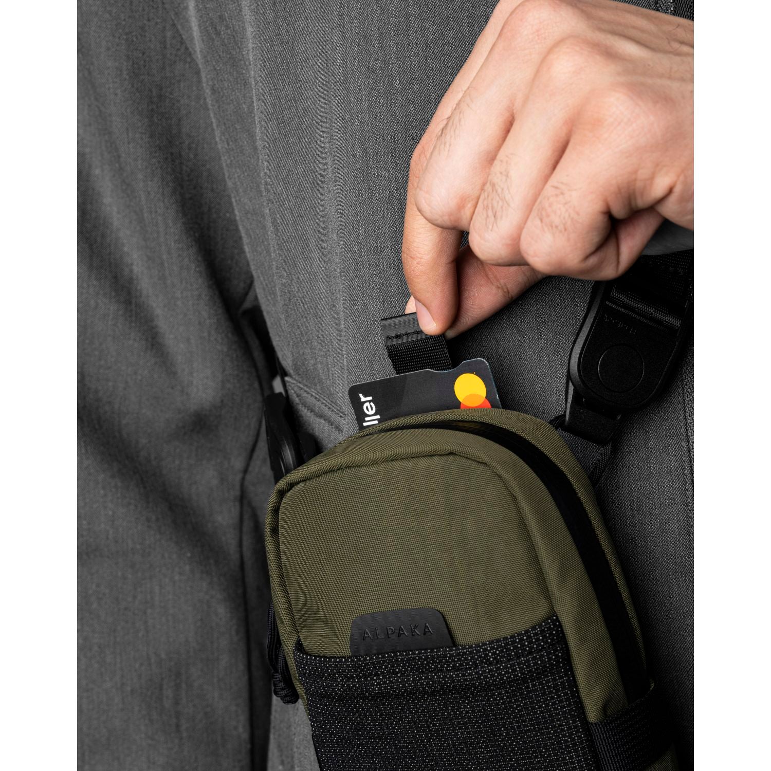 ALPAKA Modular Shoulder Pocket Max Nylon Washed